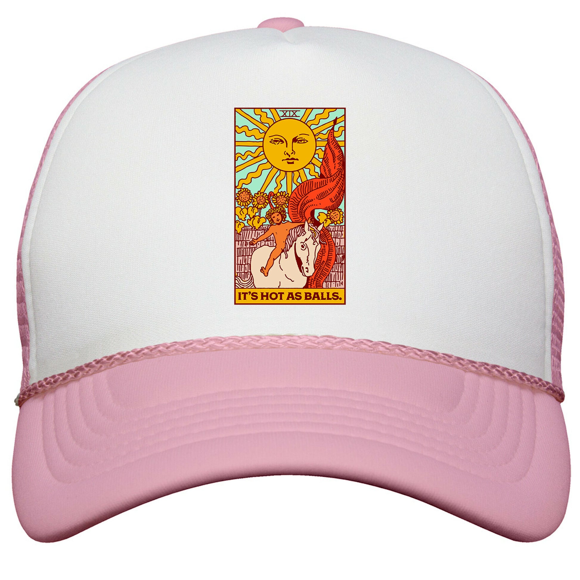 Its Hot As Balls \(The Sun Tarot\) Snapback Trucker Hat