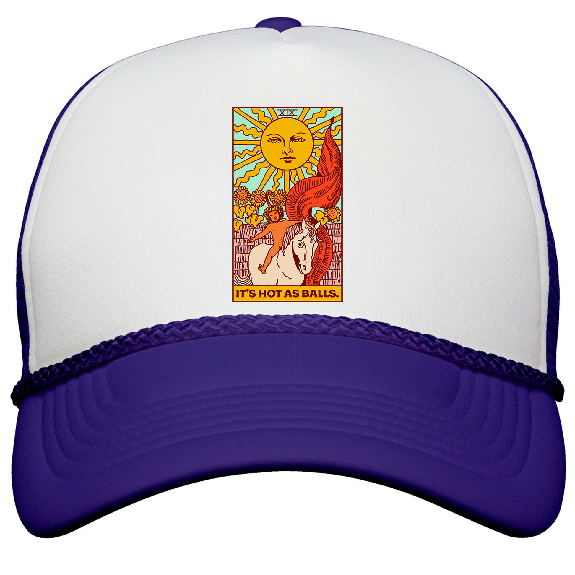 Its Hot As Balls \(The Sun Tarot\) Snapback Trucker Hat