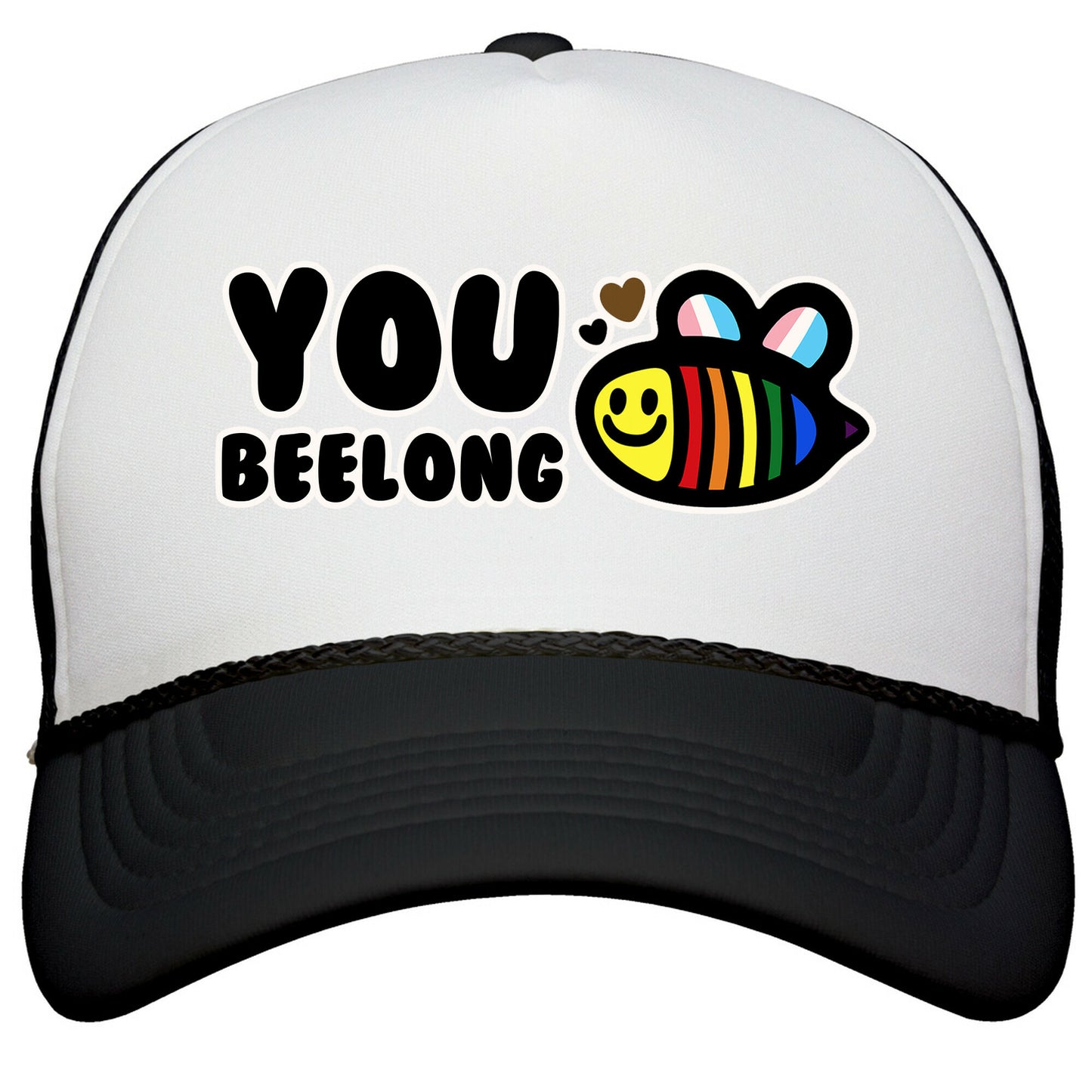 You Beelong Gay Pride Snapback Trucker Hat