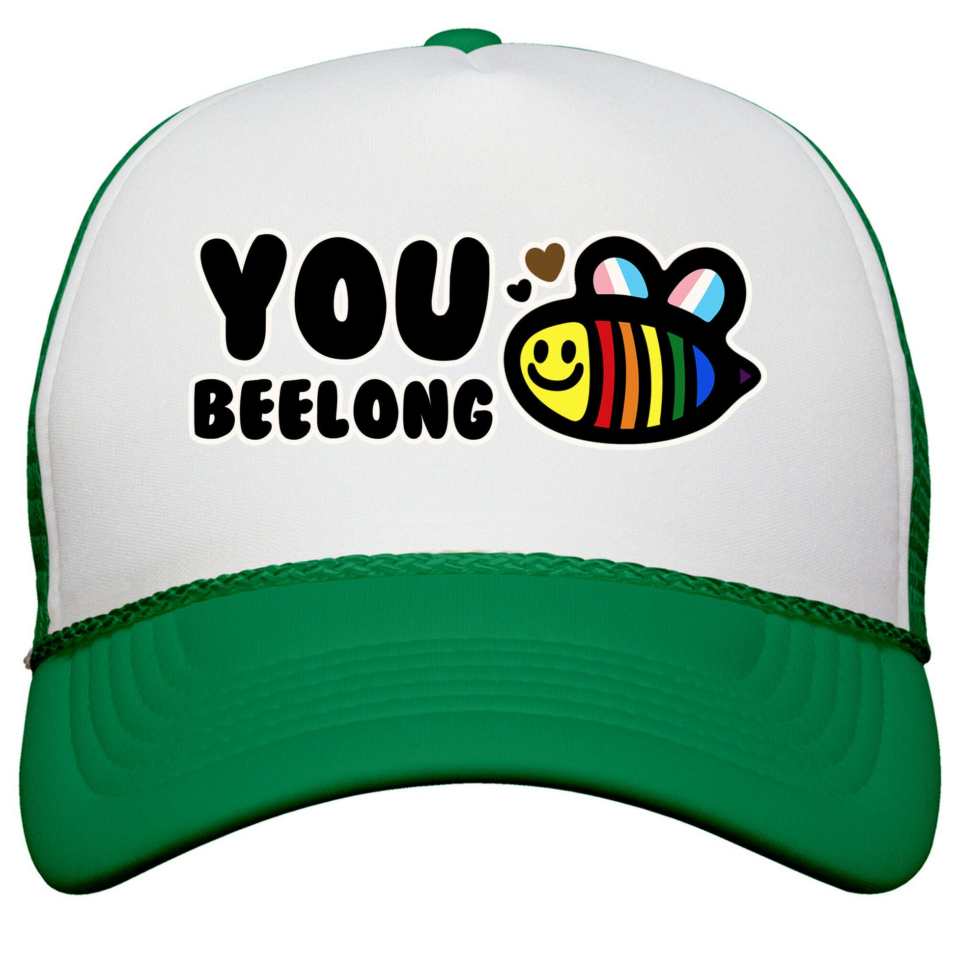 You Beelong Gay Pride Snapback Trucker Hat