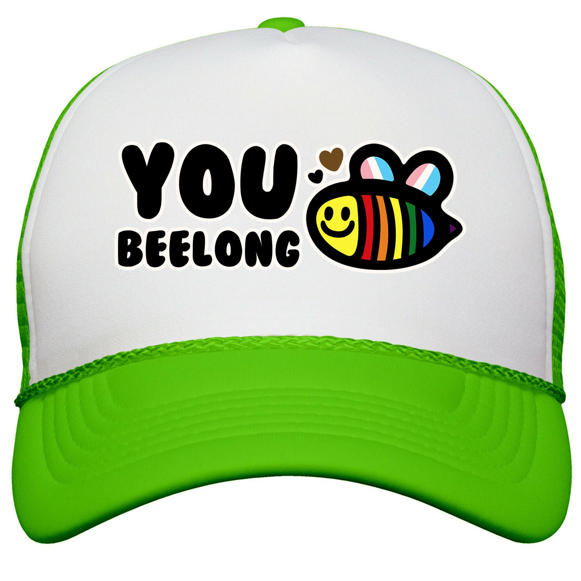 You Beelong Gay Pride Snapback Trucker Hat