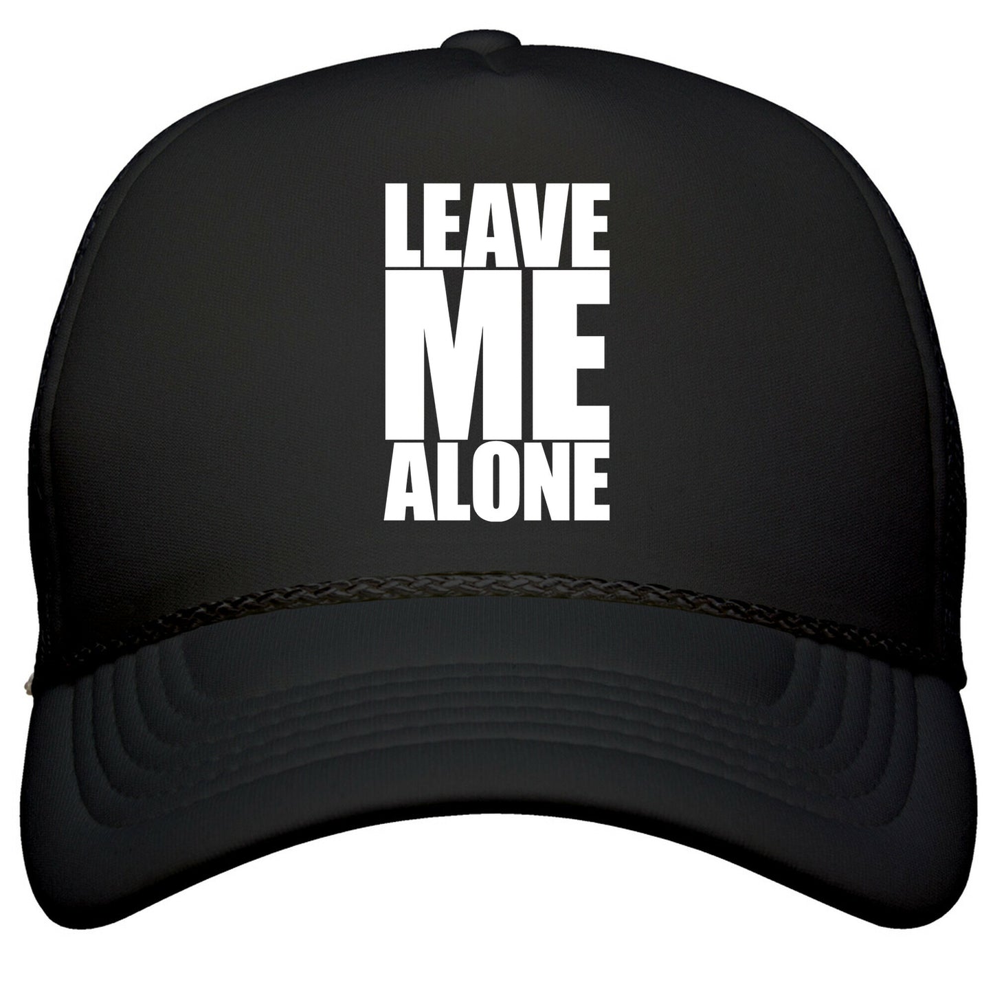 Leave Me Alone Snapback Trucker Hat