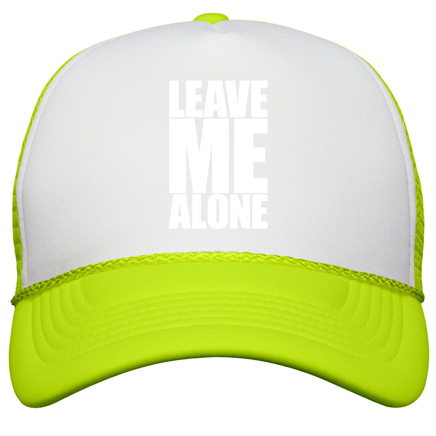 Leave Me Alone Snapback Trucker Hat