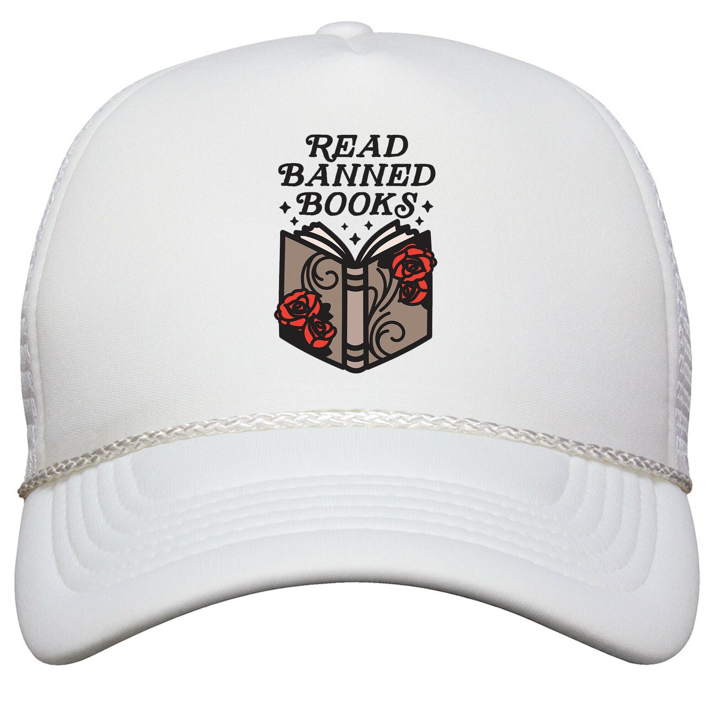 Read Banned Books Snapback Trucker Hat