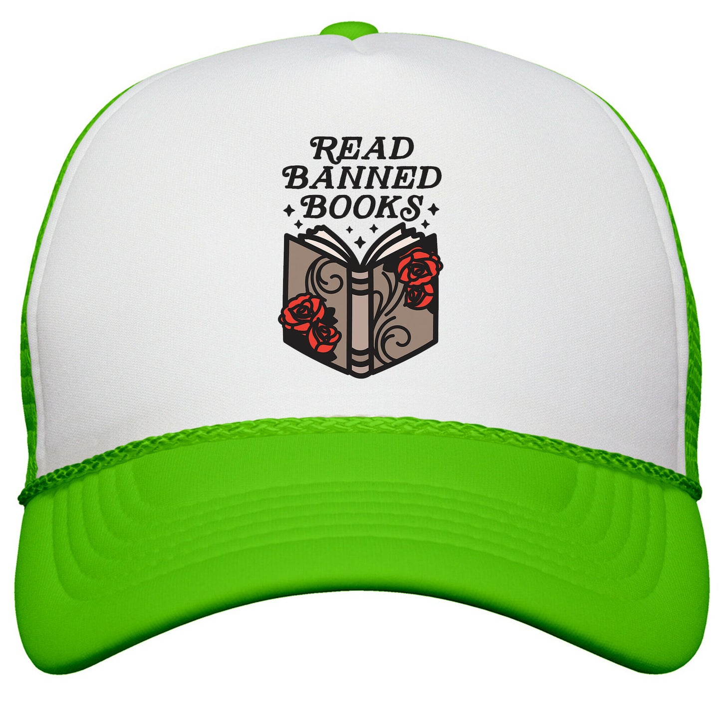 Read Banned Books Snapback Trucker Hat