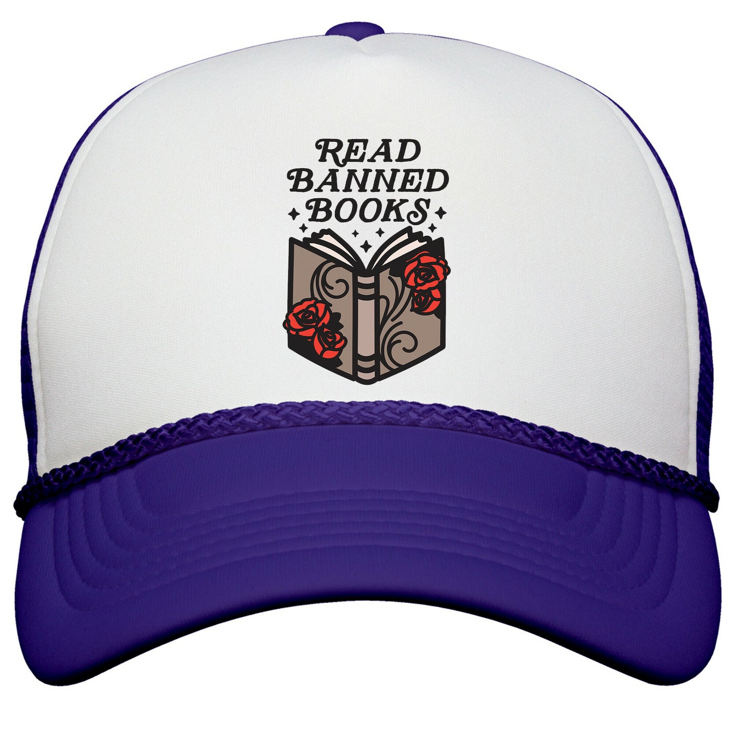 Read Banned Books Snapback Trucker Hat