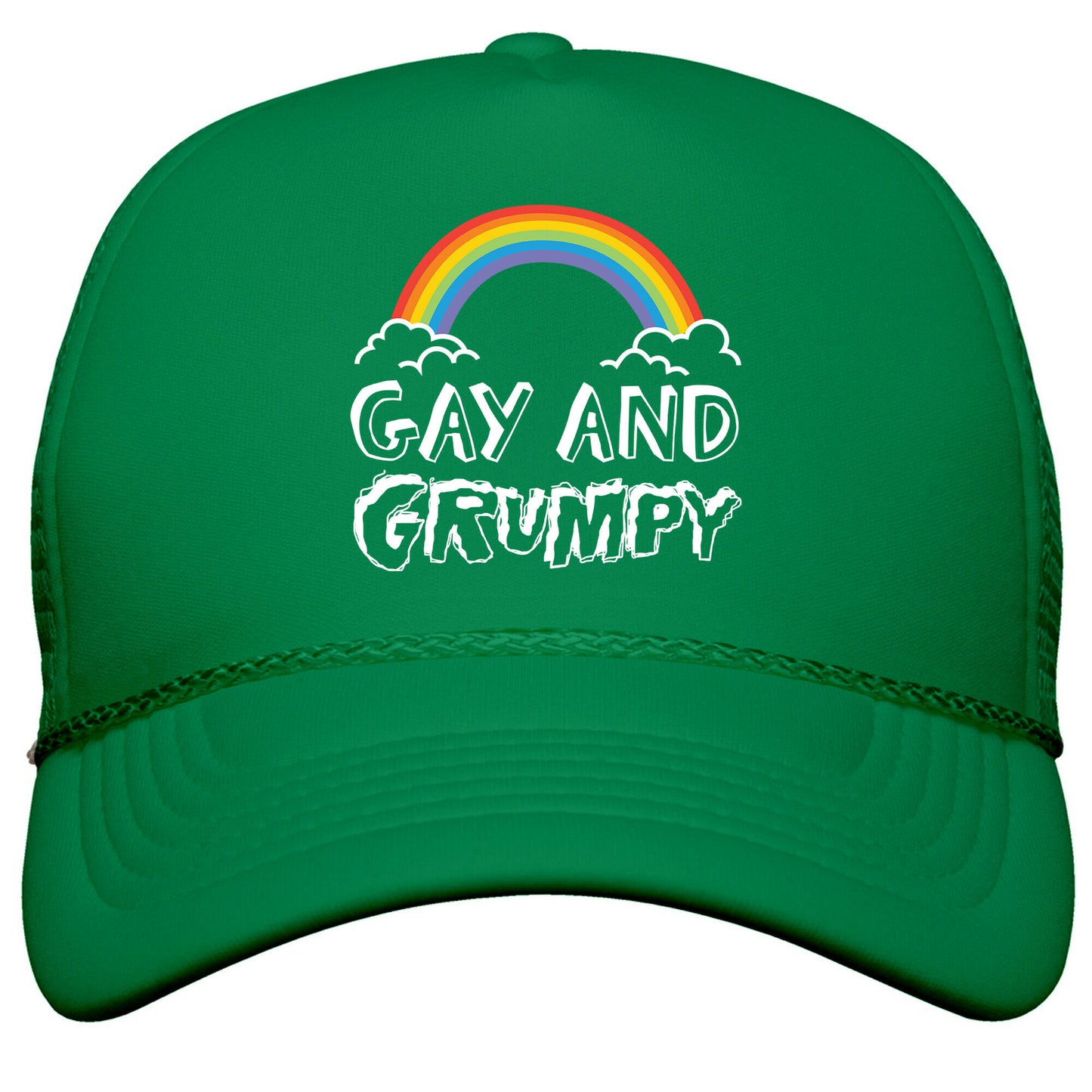Gay And Grumpy Snapback Trucker Hat