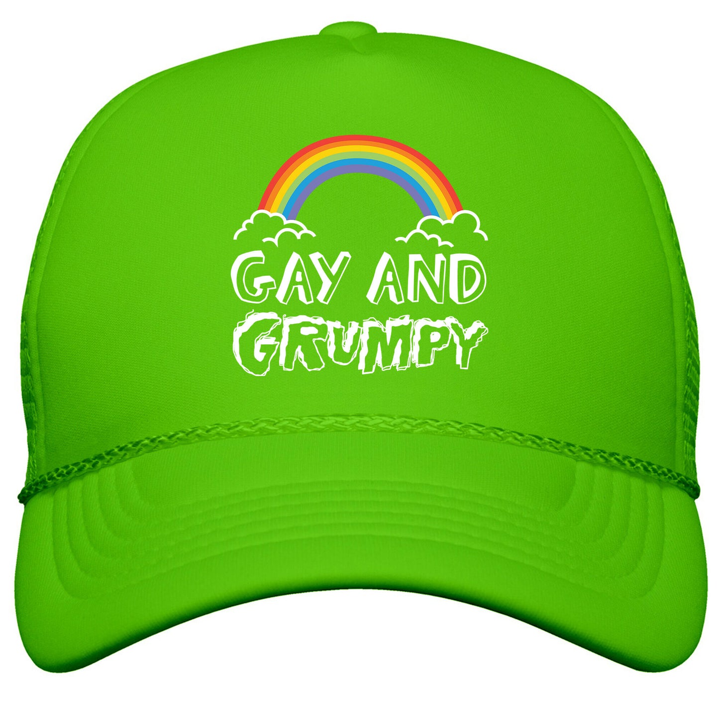 Gay And Grumpy Snapback Trucker Hat