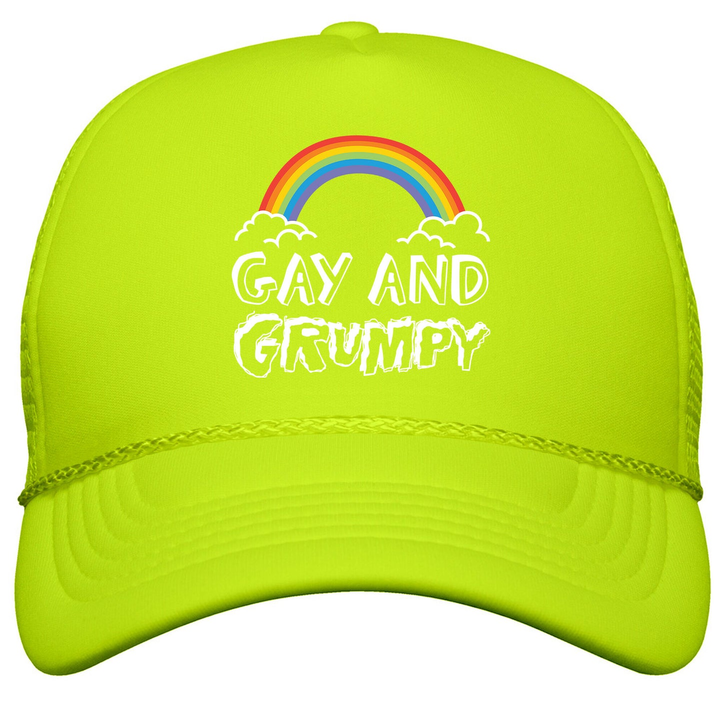 Gay And Grumpy Snapback Trucker Hat