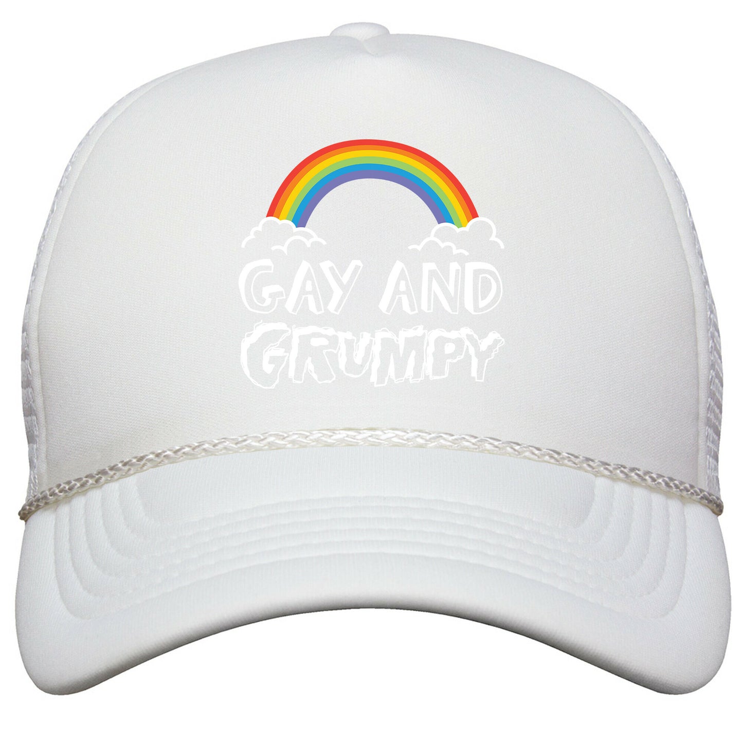 Gay And Grumpy Snapback Trucker Hat