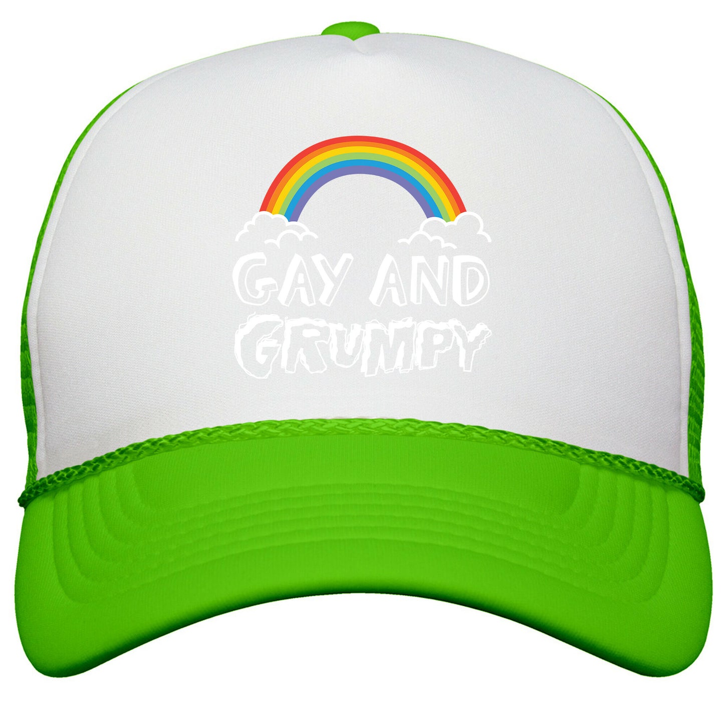 Gay And Grumpy Snapback Trucker Hat