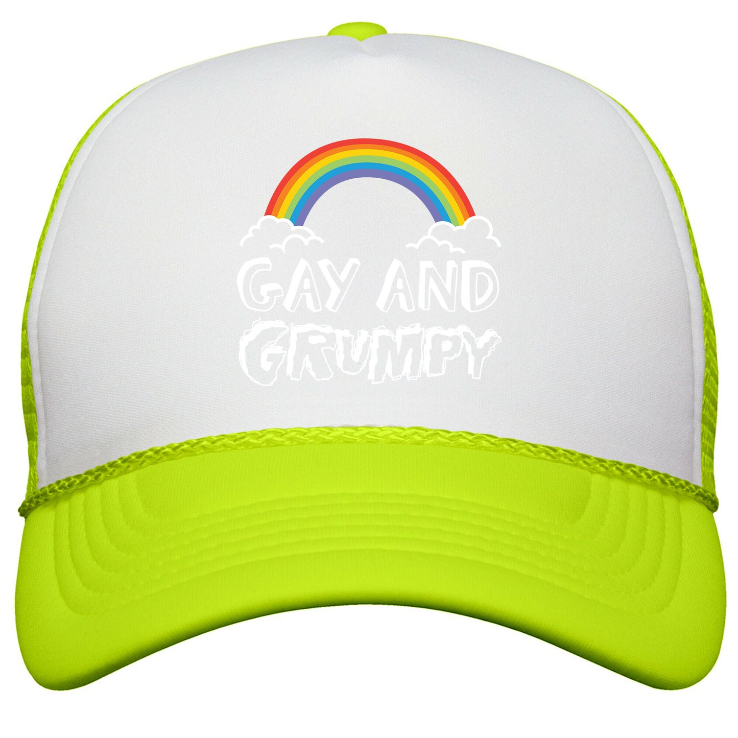 Gay And Grumpy Snapback Trucker Hat