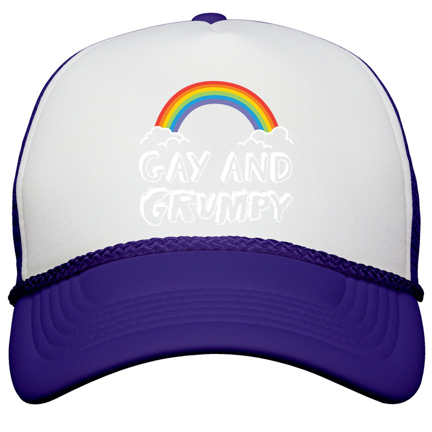Gay And Grumpy Snapback Trucker Hat