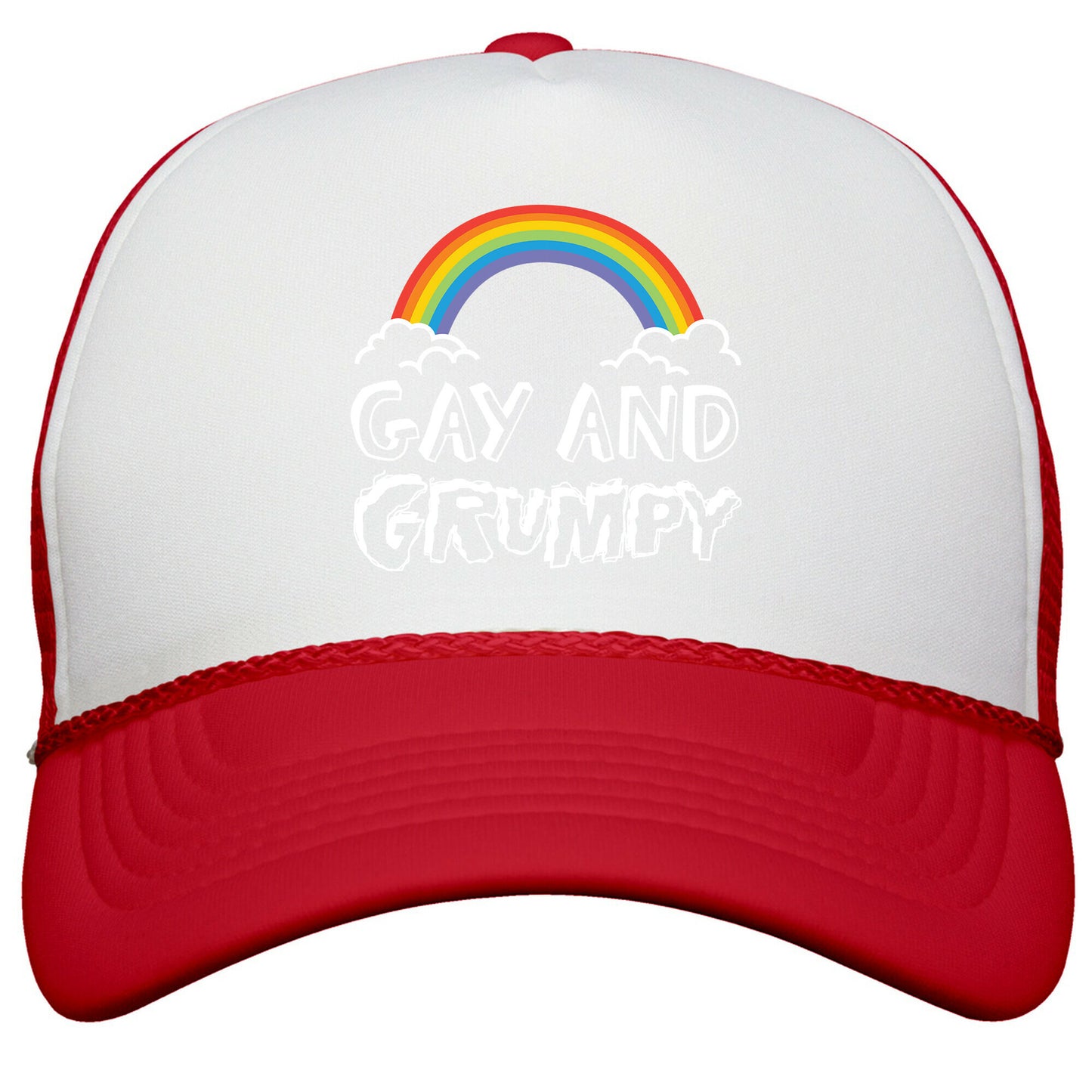Gay And Grumpy Snapback Trucker Hat