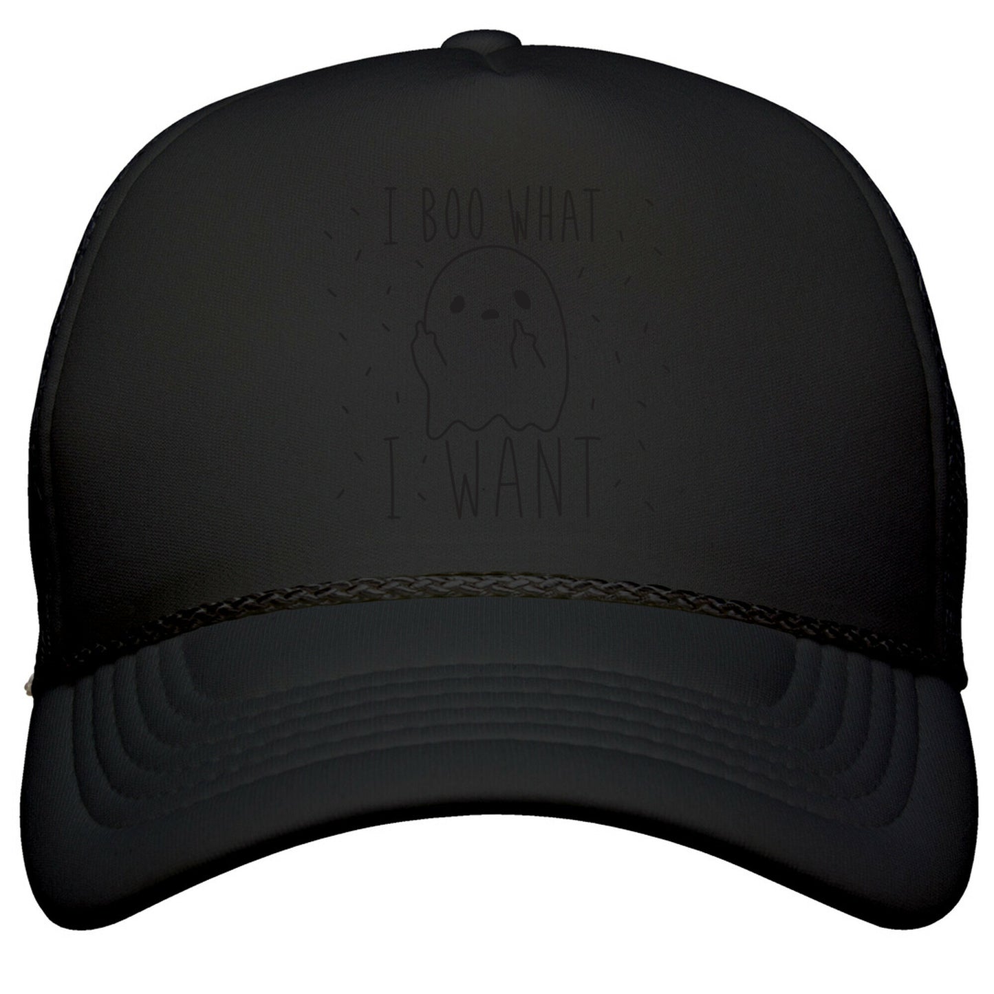I Boo What I Want Snapback Trucker Hat