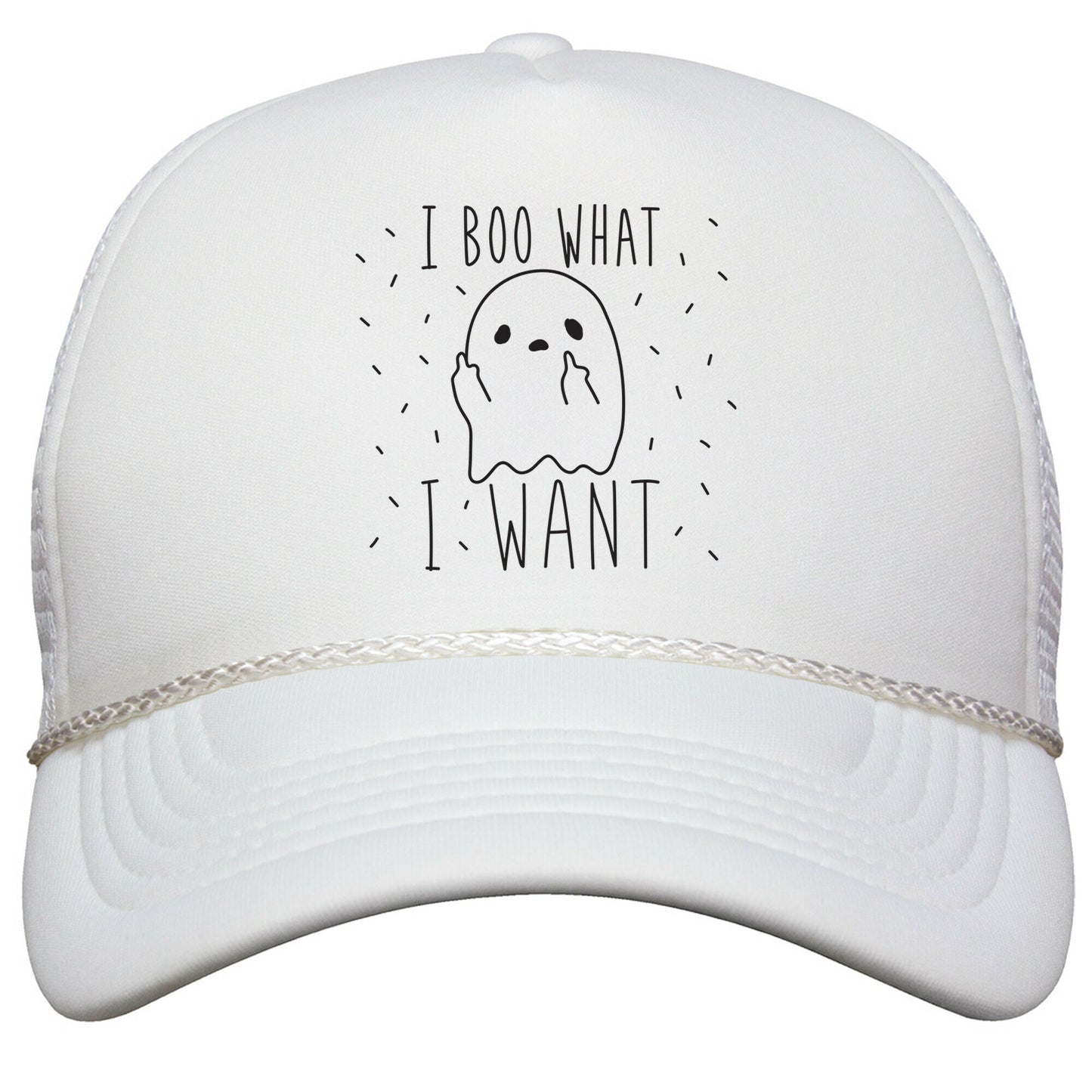 I Boo What I Want Snapback Trucker Hat