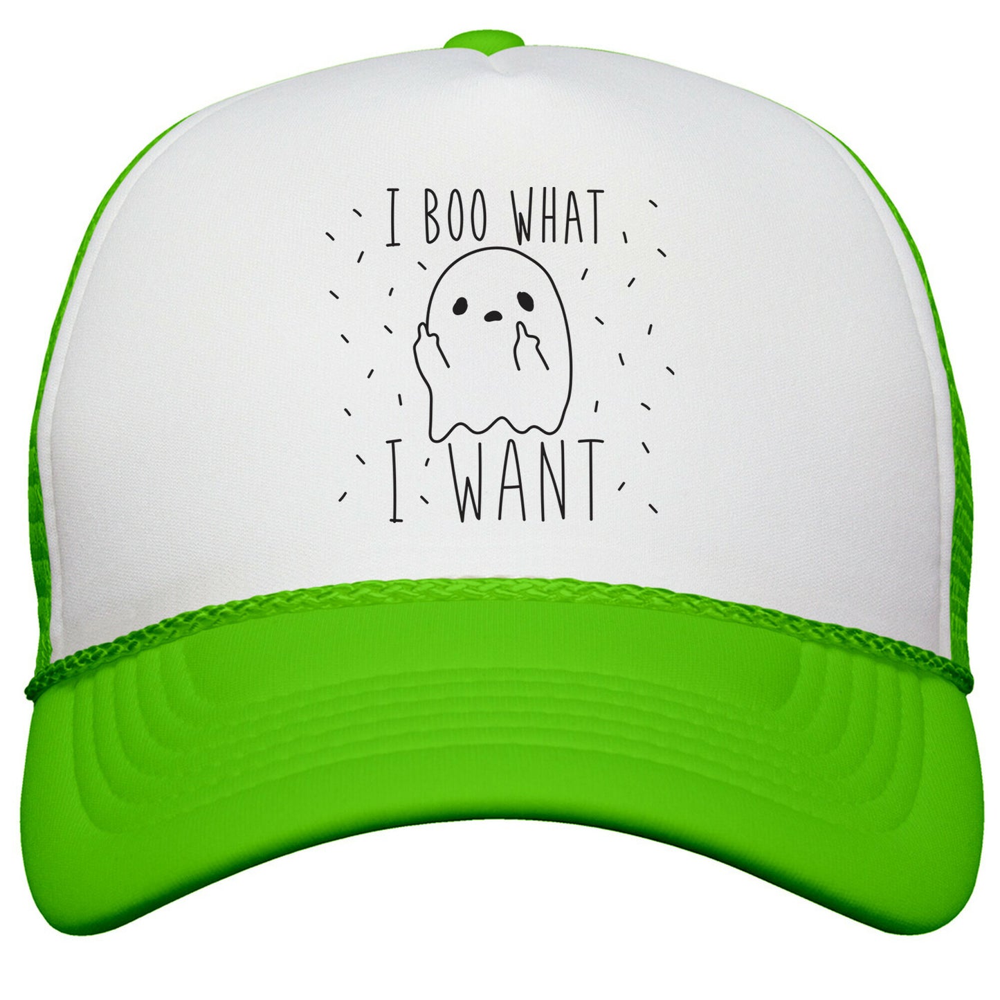 I Boo What I Want Snapback Trucker Hat