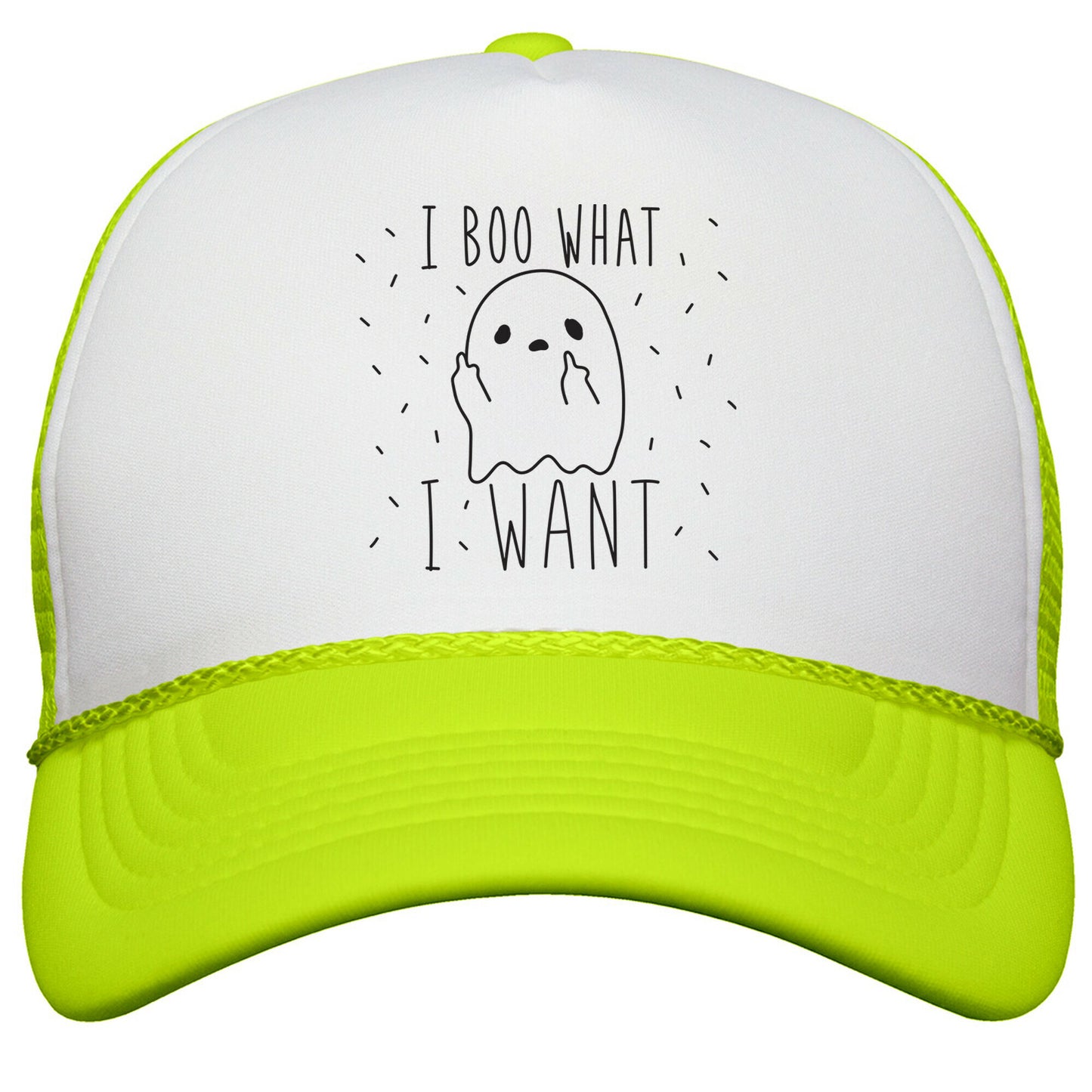 I Boo What I Want Snapback Trucker Hat