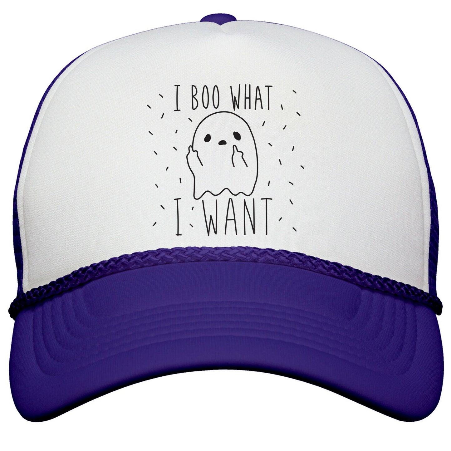 I Boo What I Want Snapback Trucker Hat