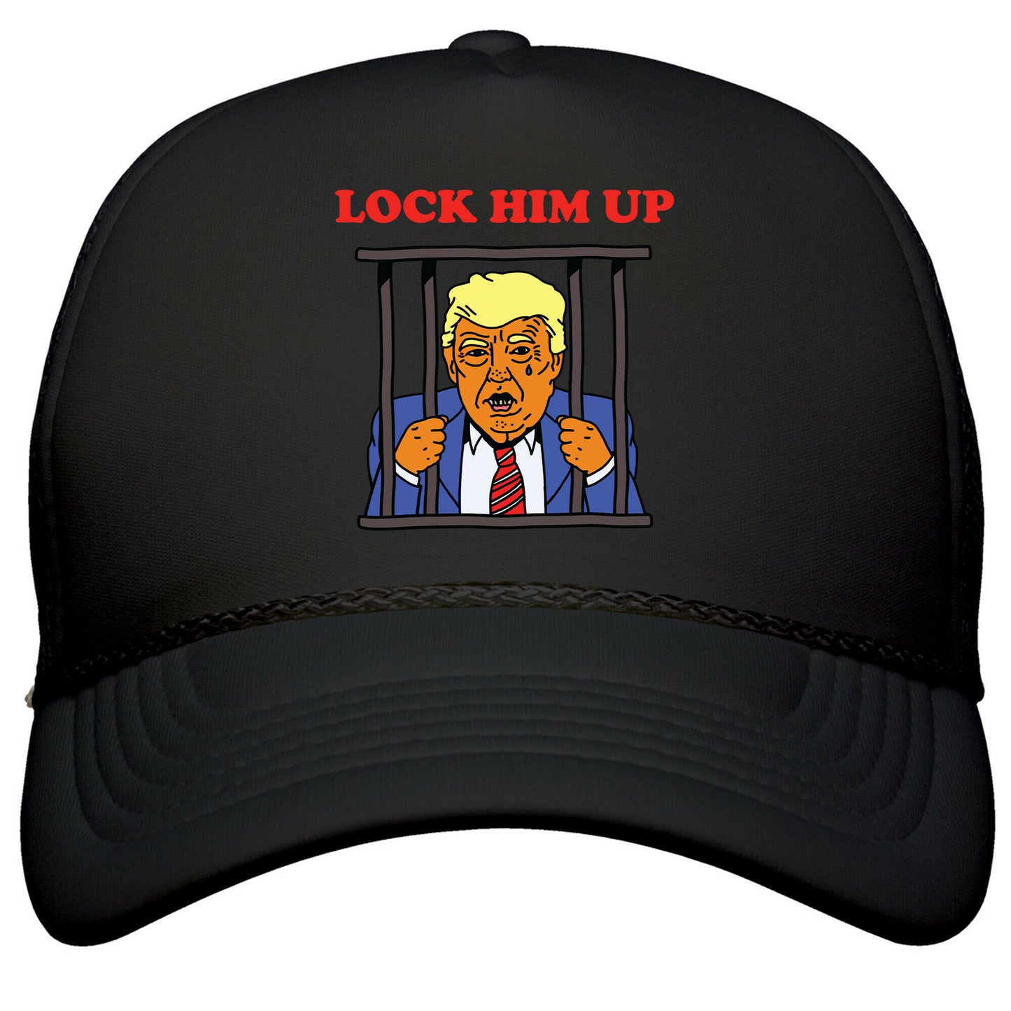 Lock Him Up Snapback Trucker Hat