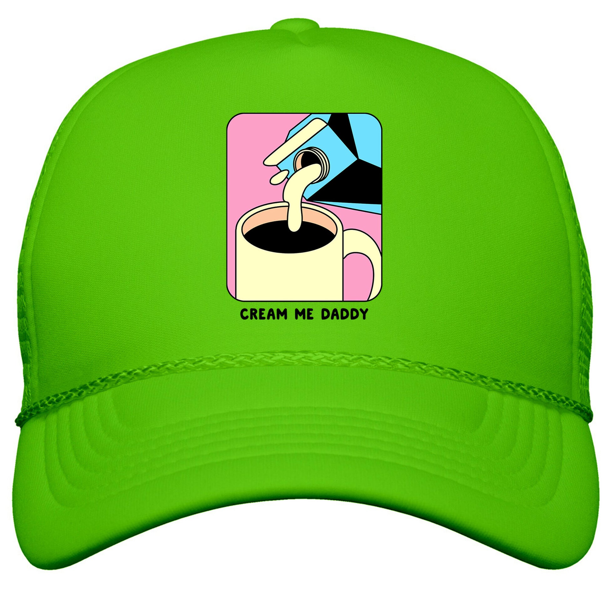 Cream Me Daddy \(Coffee\) Snapback Trucker Hat