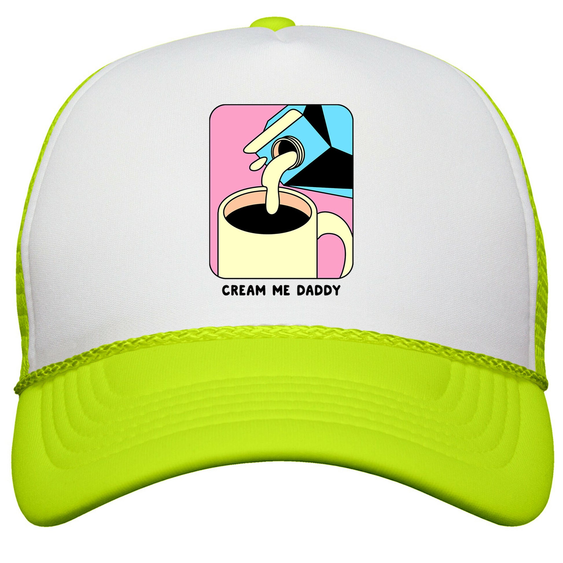 Cream Me Daddy \(Coffee\) Snapback Trucker Hat