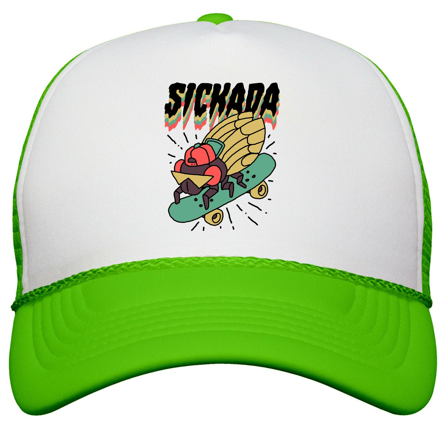 SICKada Cicada Snapback Trucker Hat