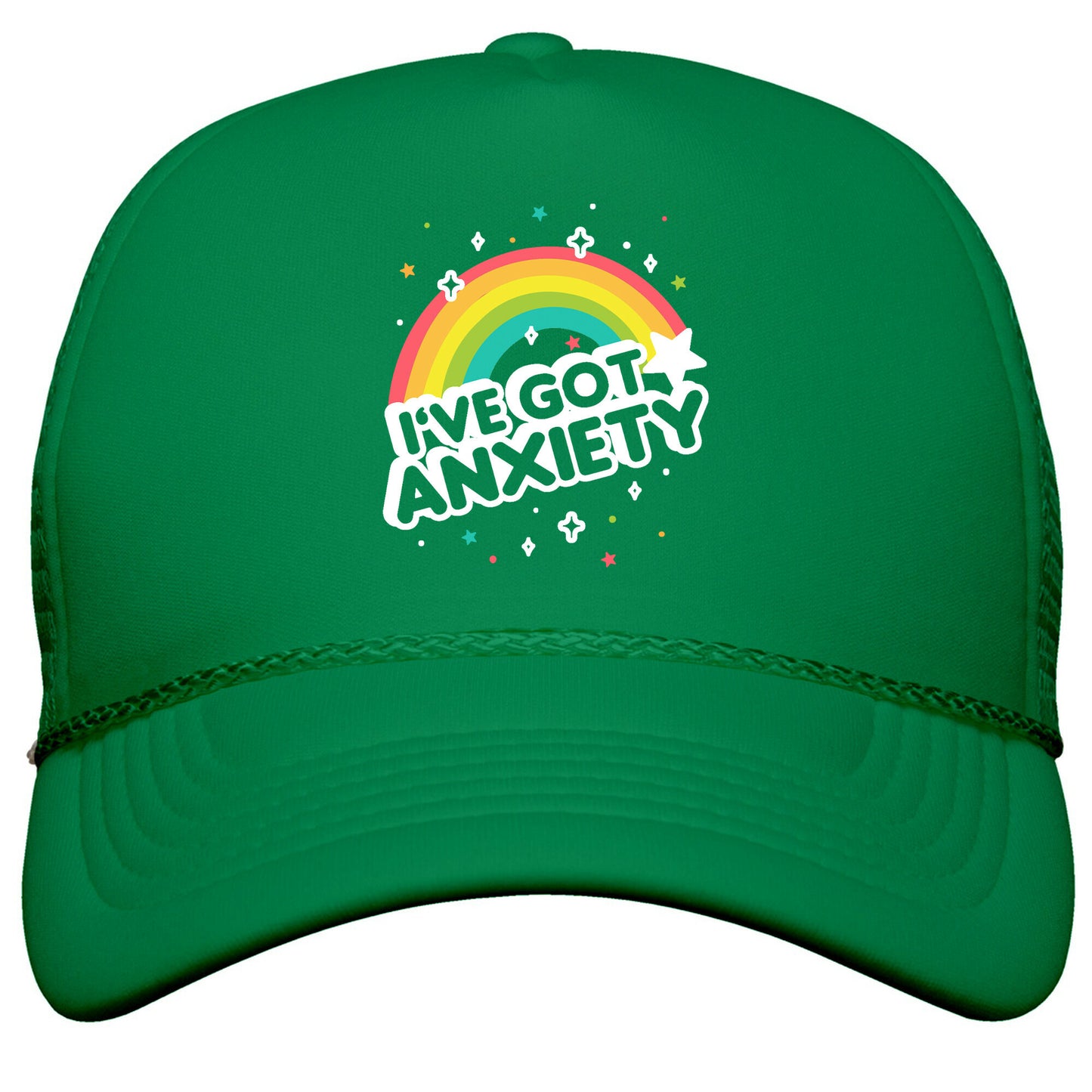 Ive Got Anxiety Rainbow Snapback Trucker Hat