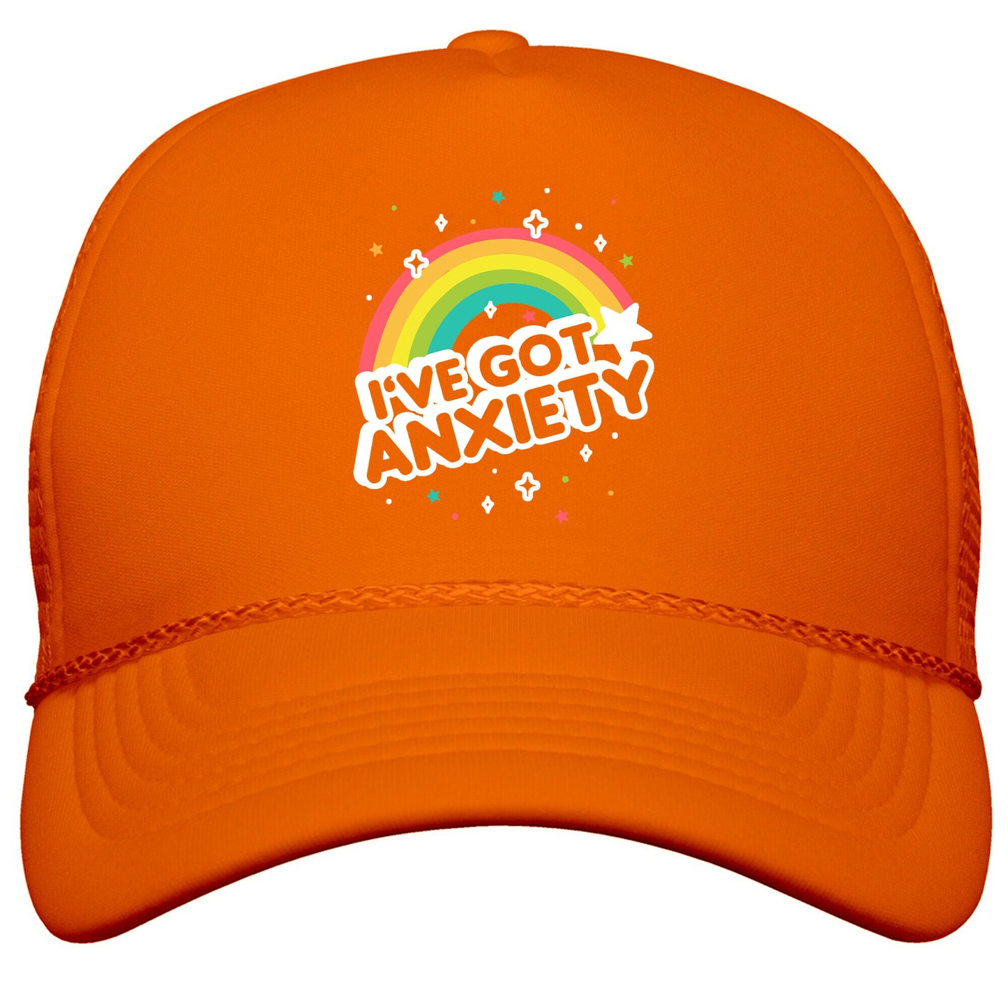 Ive Got Anxiety Rainbow Snapback Trucker Hat