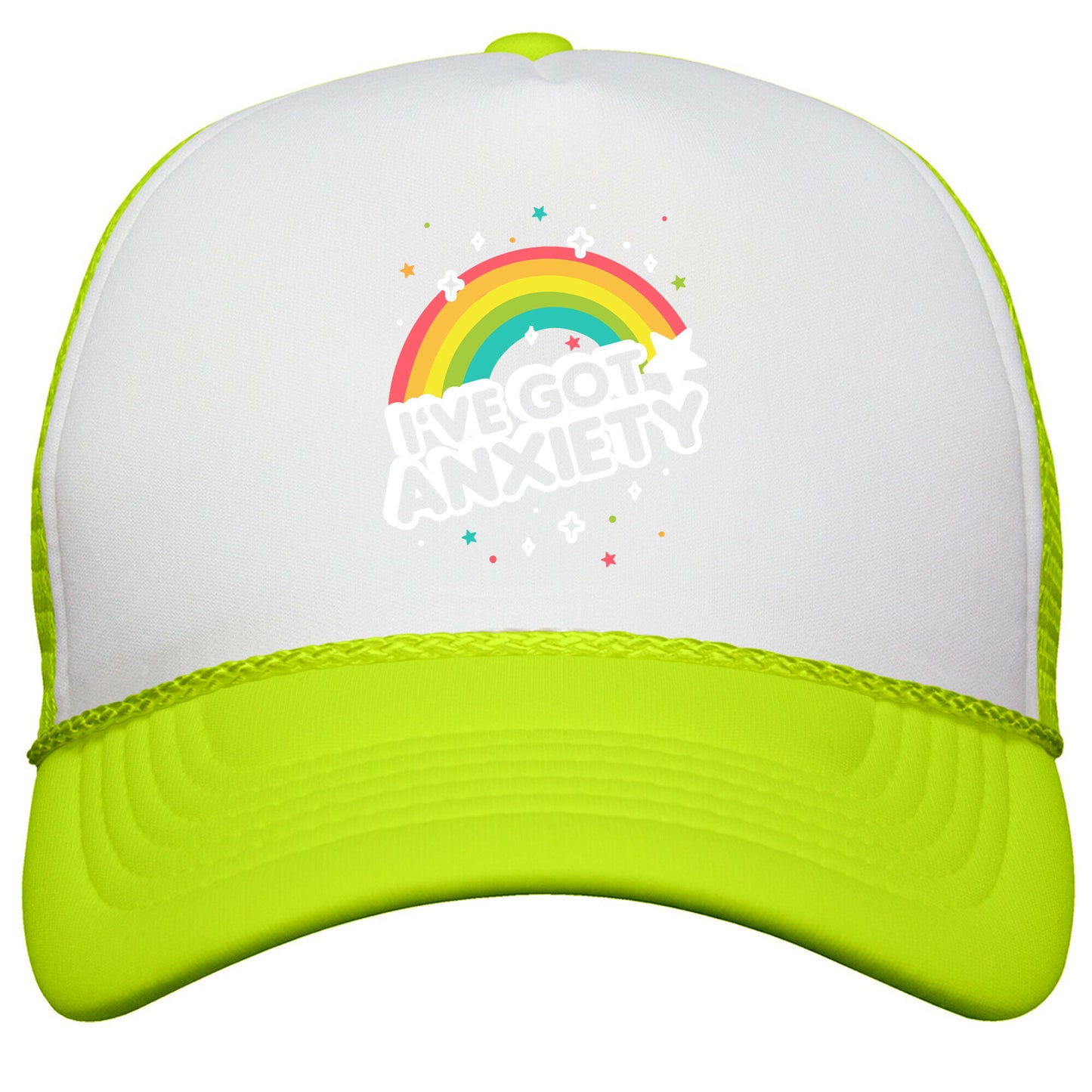 Ive Got Anxiety Rainbow Snapback Trucker Hat
