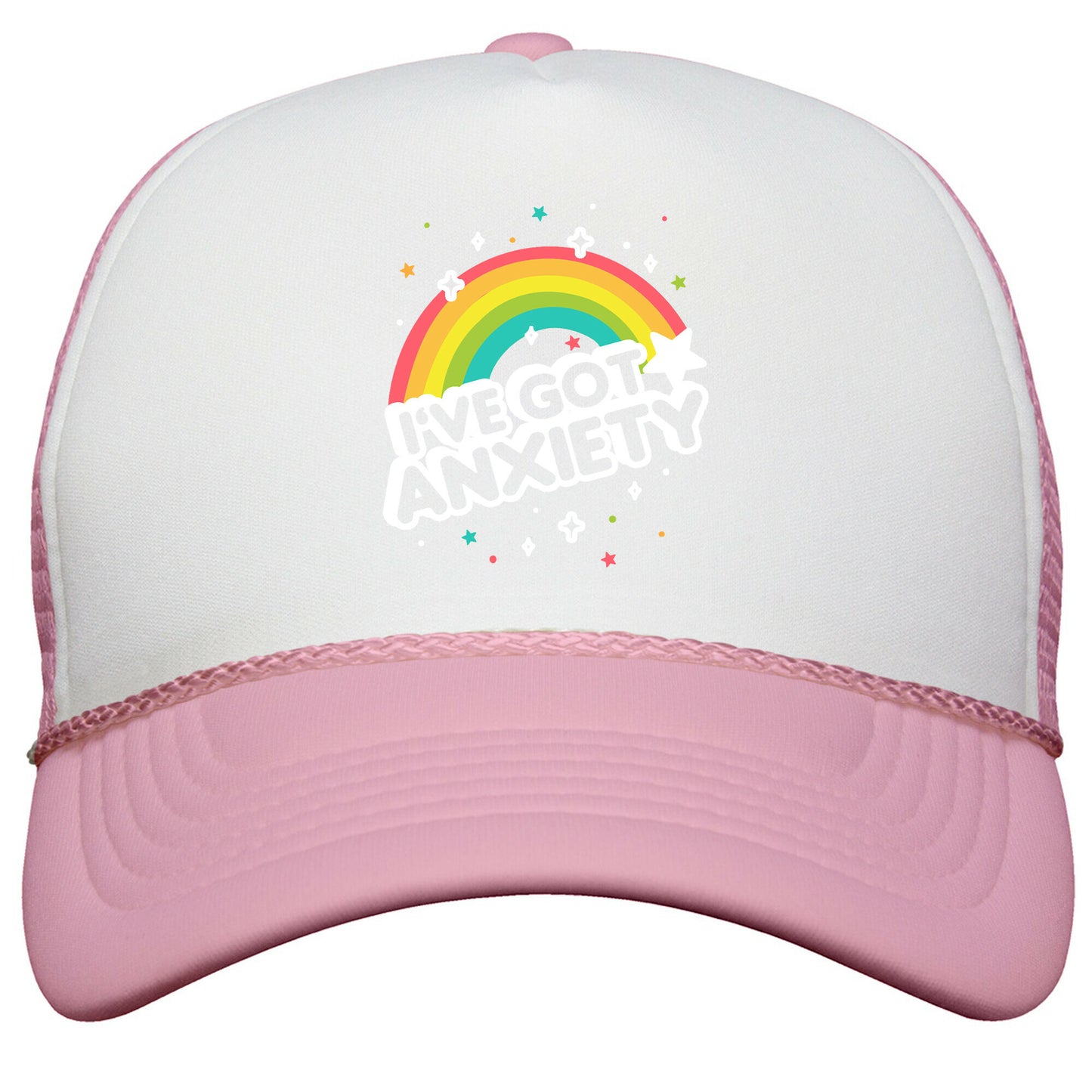 Ive Got Anxiety Rainbow Snapback Trucker Hat