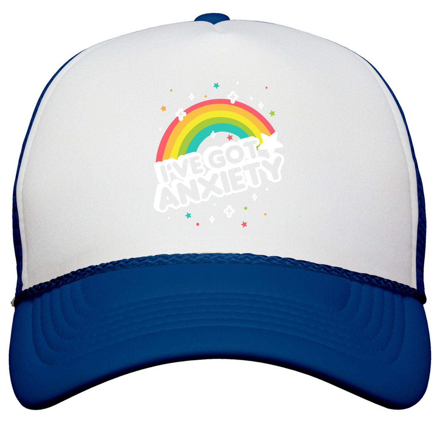 Ive Got Anxiety Rainbow Snapback Trucker Hat