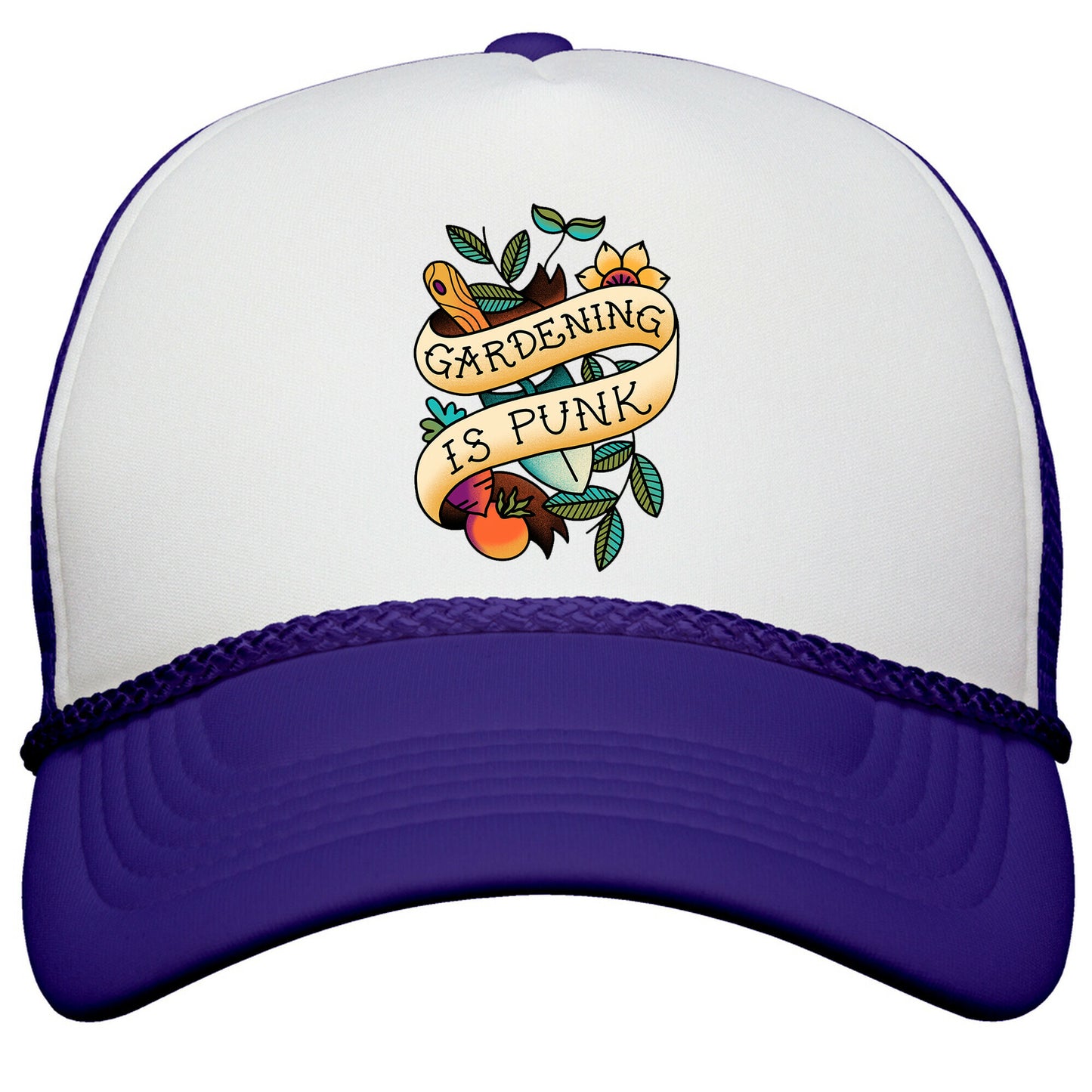 Gardening Is Punk Snapback Trucker Hat