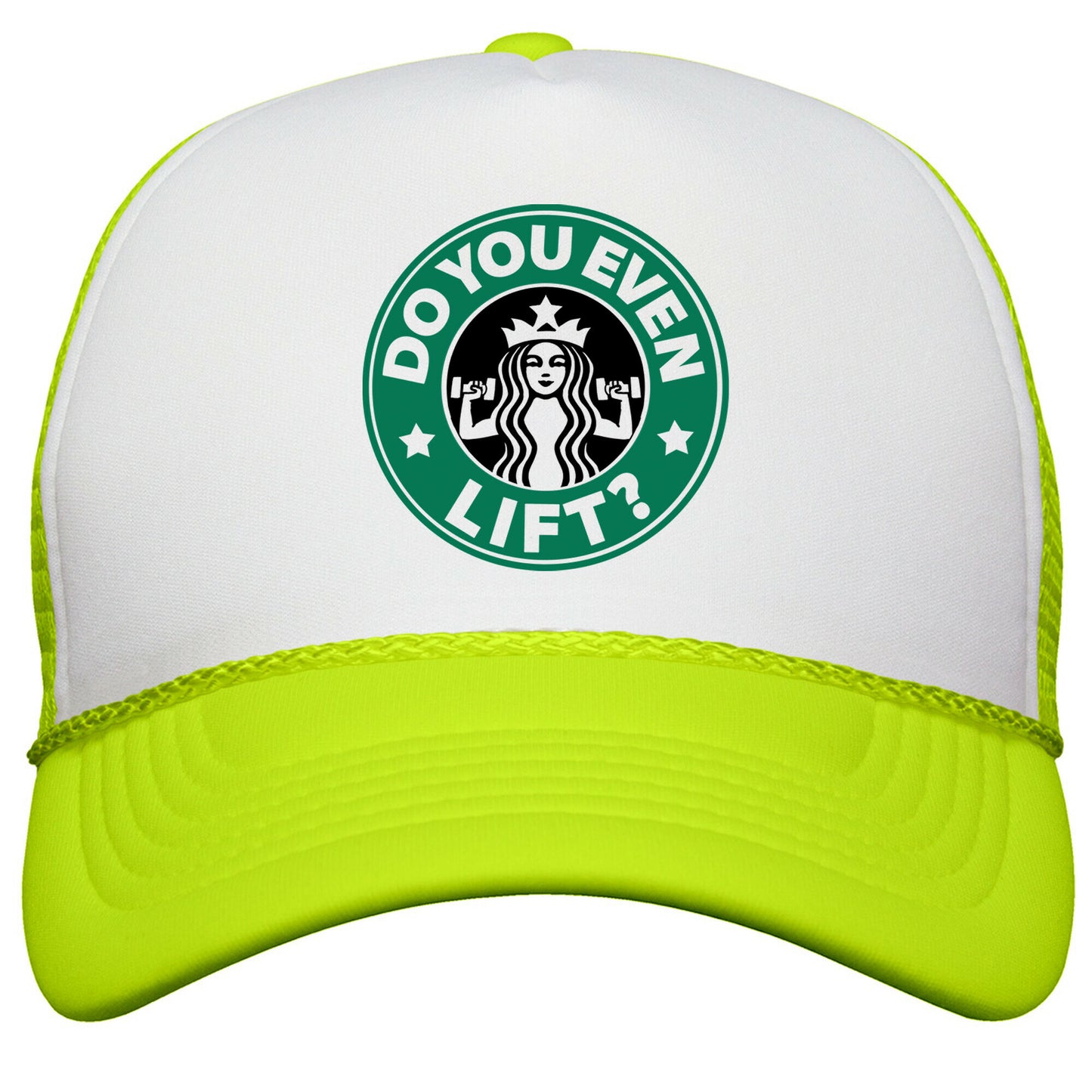 Do You Even Lift Coffee Parody Snapback Trucker Hat