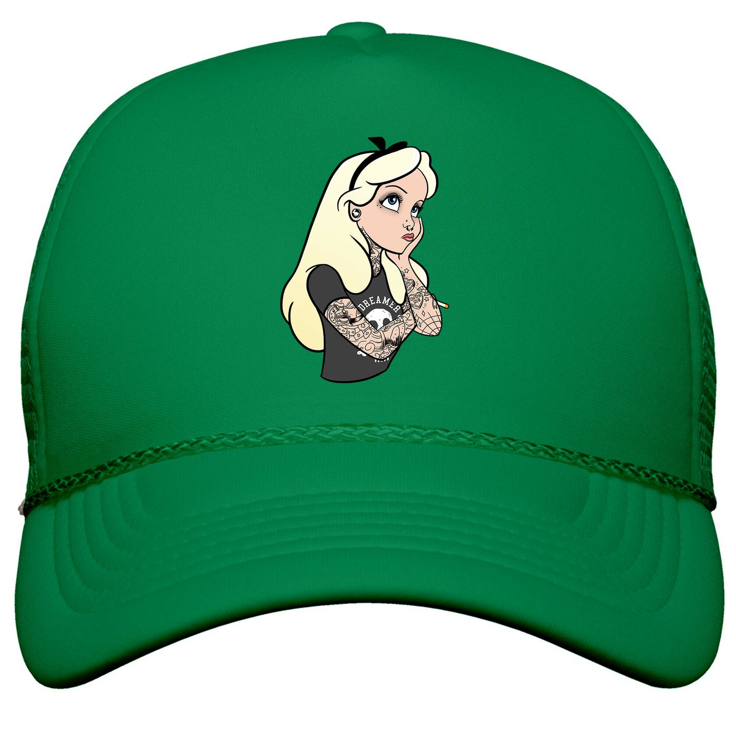 Punk Alice Parody Snapback Trucker Hat