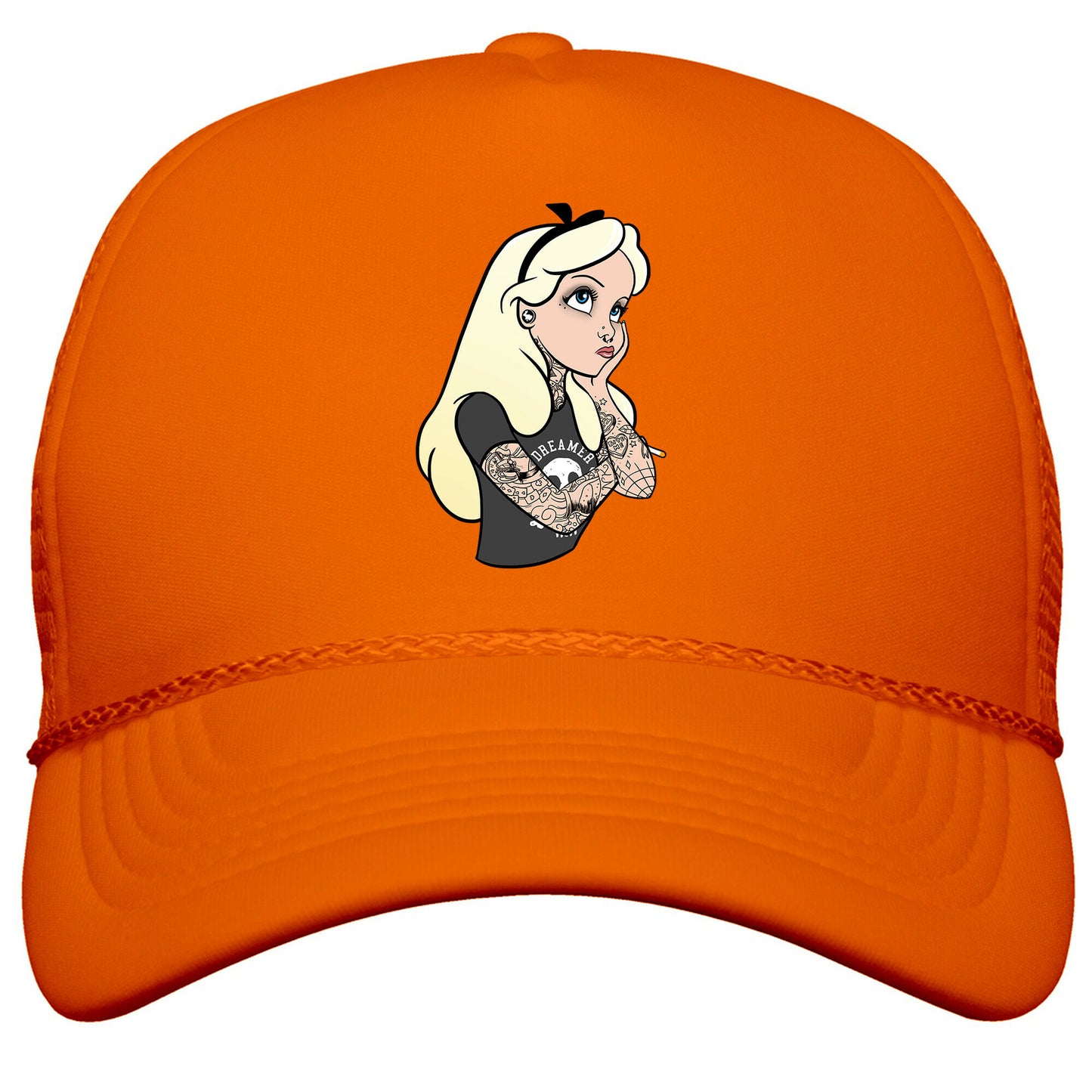 Punk Alice Parody Snapback Trucker Hat