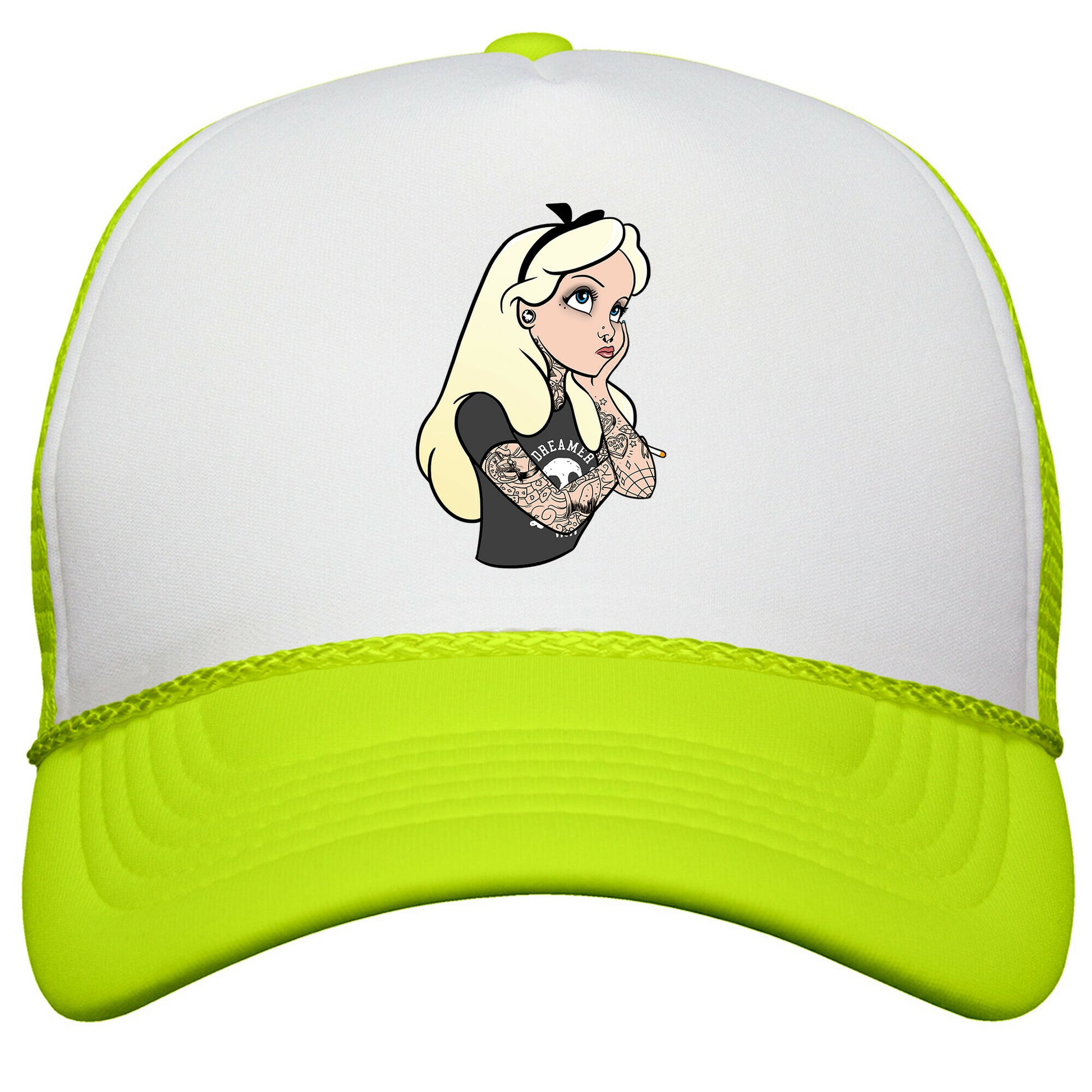 Punk Alice Parody Snapback Trucker Hat