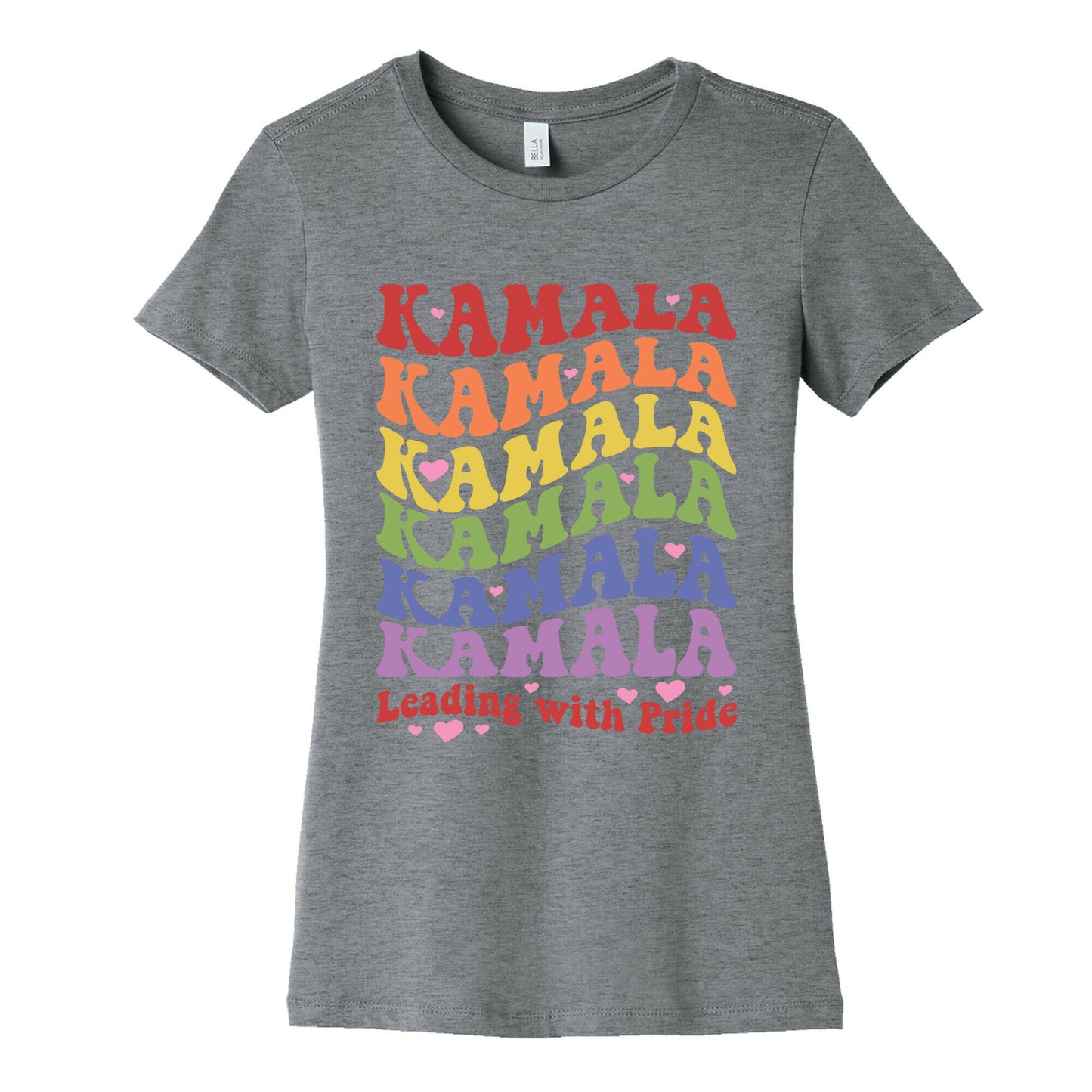 Kamala Leading With Pride Womens Cotton Tee