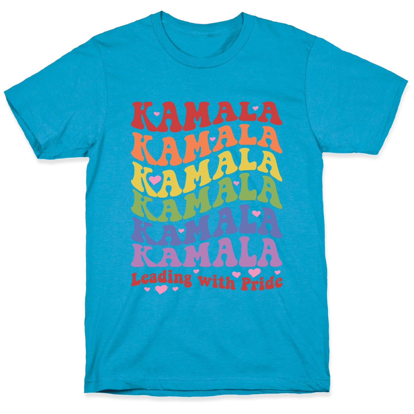 Kamala Leading With Pride Unisex Triblend Tee