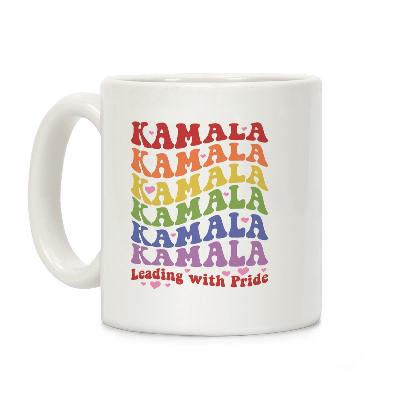 Kamala Leading With Pride Coffee Mug