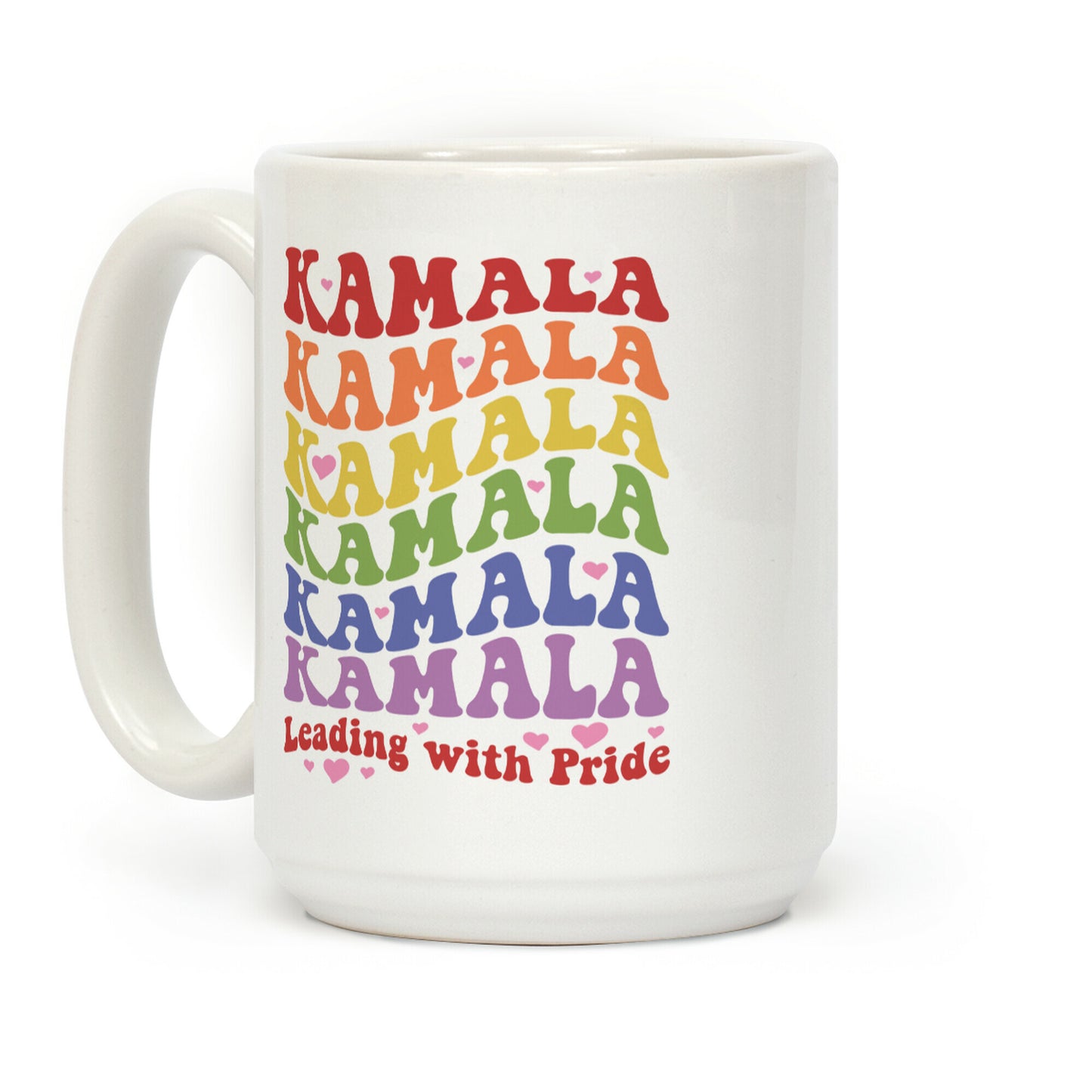 Kamala Leading With Pride Coffee Mug