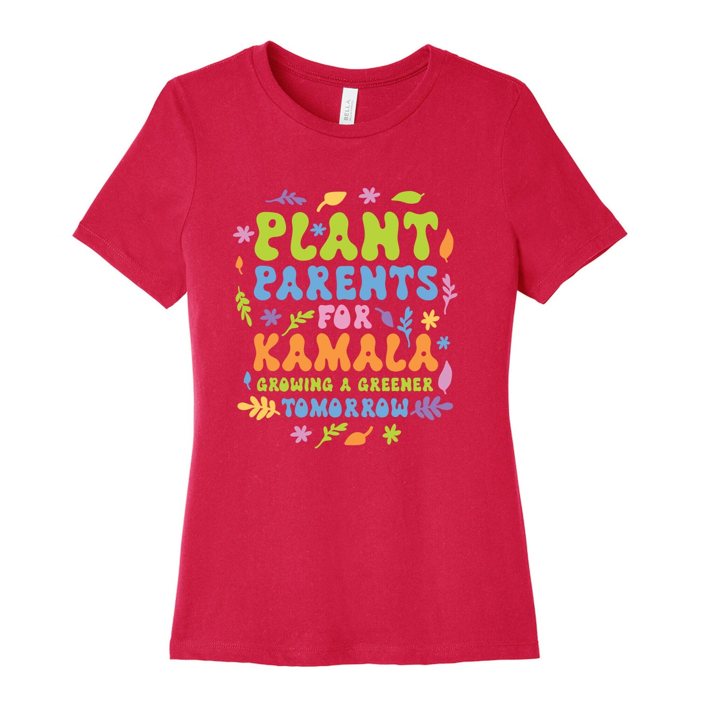 Plant Parents for Kamala Womens Cotton Tee