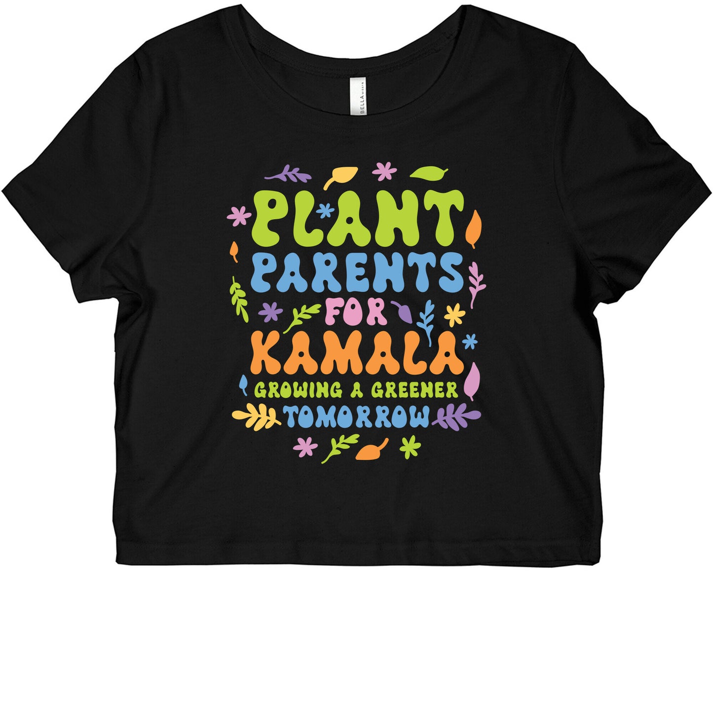 Plant Parents for Kamala Womens Graphic Baby Tee