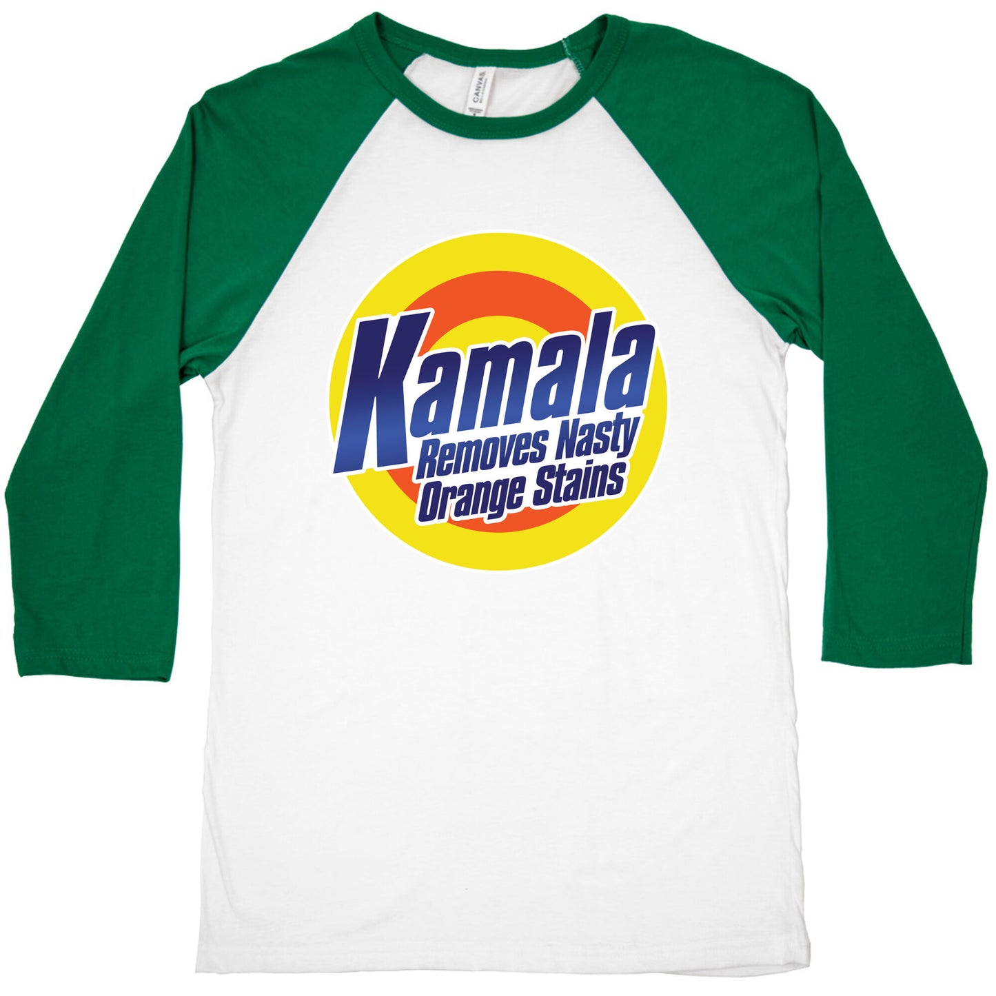 Kamala Removes Nasty Orange Stains Baseball Tee