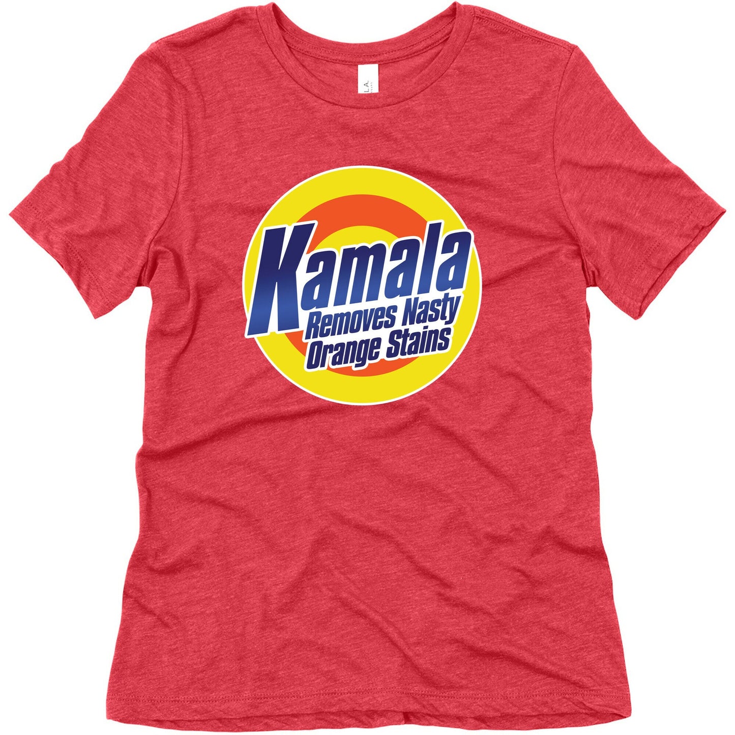 Kamala Removes Nasty Orange Stains Womens Triblend Tee