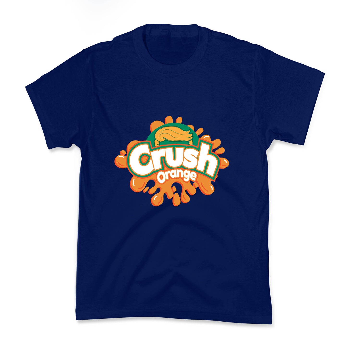 Orange Crush Harris Walz 2024 Kids Tee
