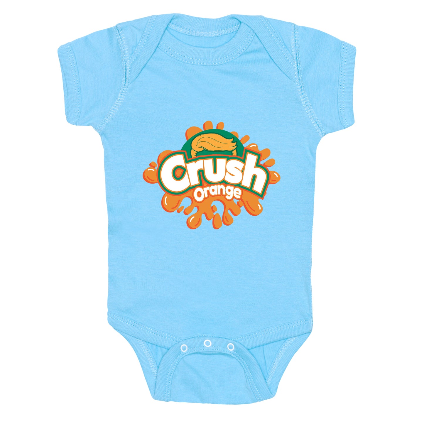 Orange Crush Harris Walz 2024 Baby One-Piece