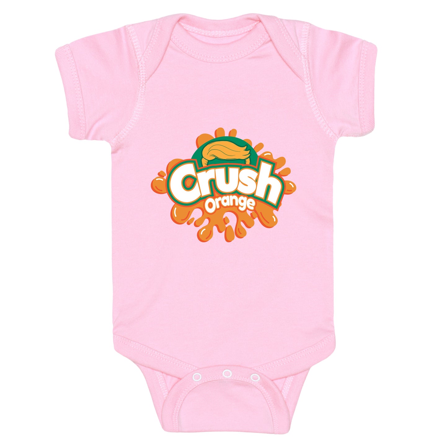 Orange Crush Harris Walz 2024 Baby One-Piece