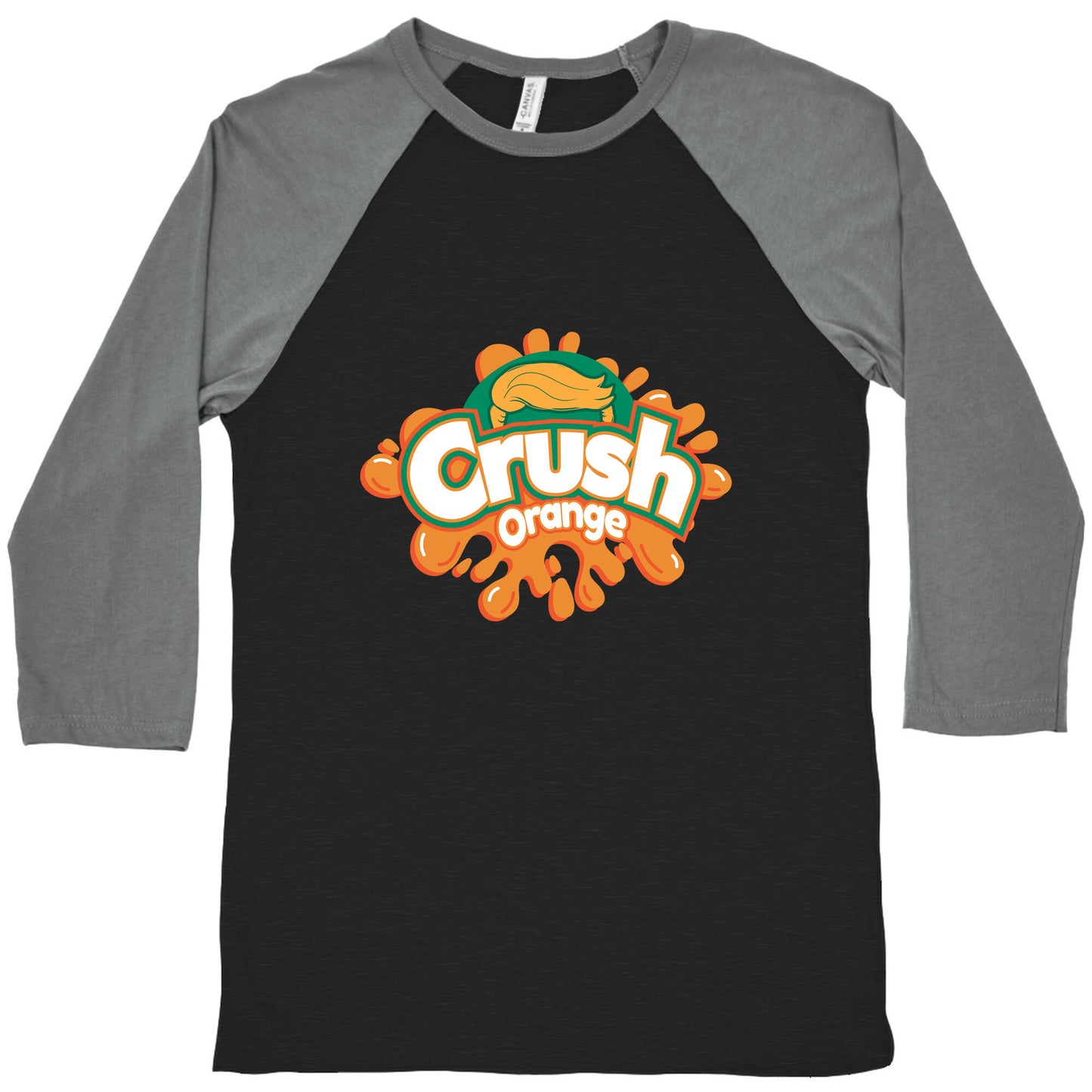 Orange Crush Harris Walz 2024 Baseball Tee
