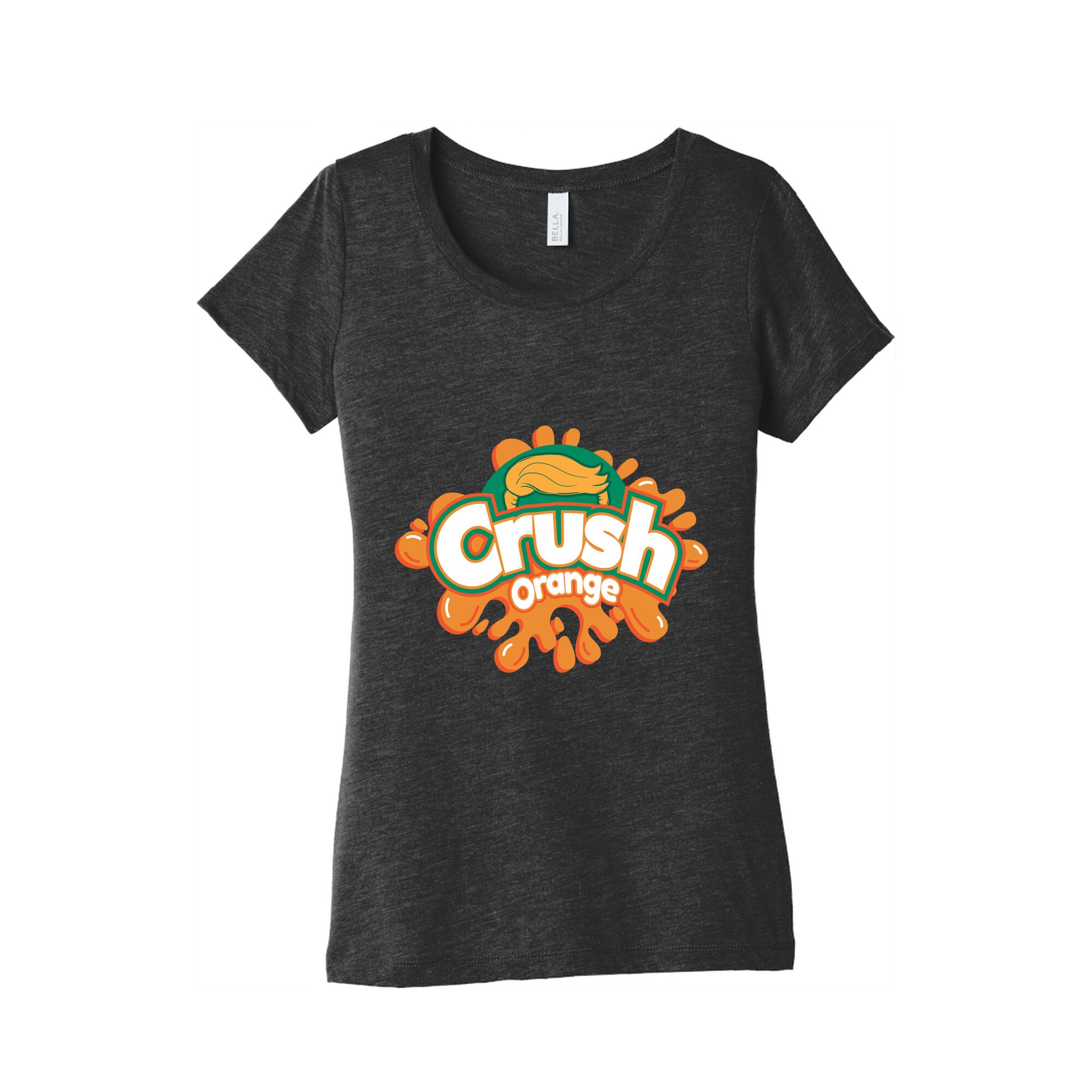 Orange Crush Harris Walz 2024 Womens Triblend Tee